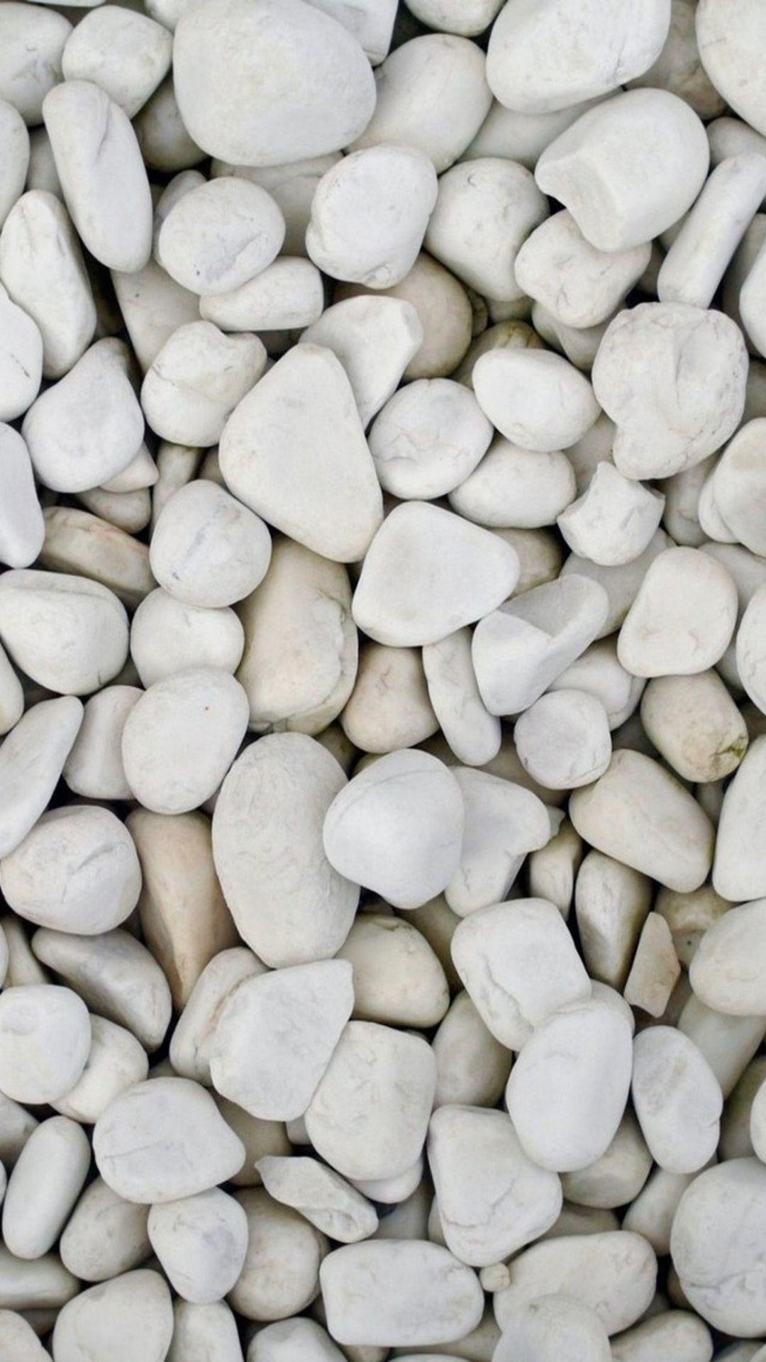 1080x1920 Beach White Pebble Rock Clitter Background iPhone 8 Wallpaper Free Download