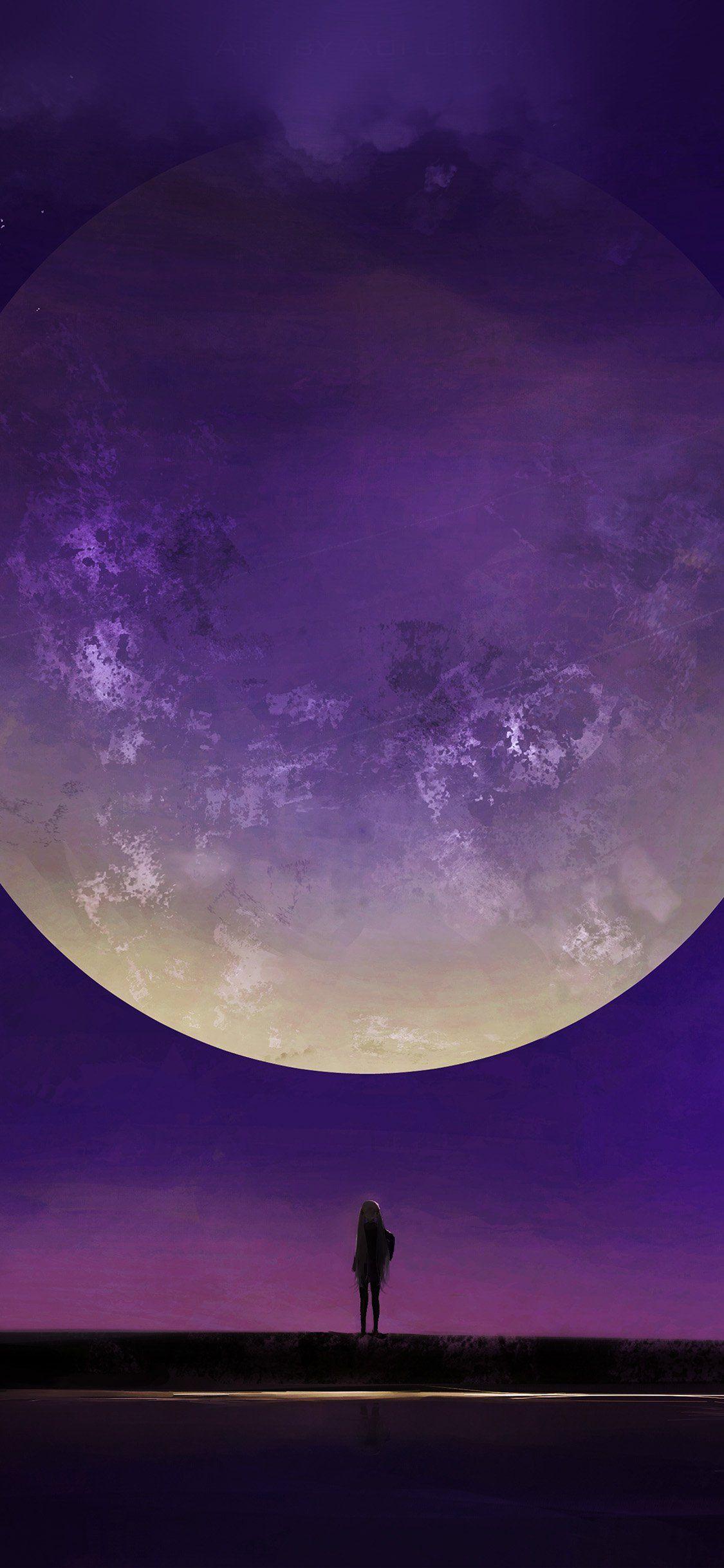 1125x2436 night background