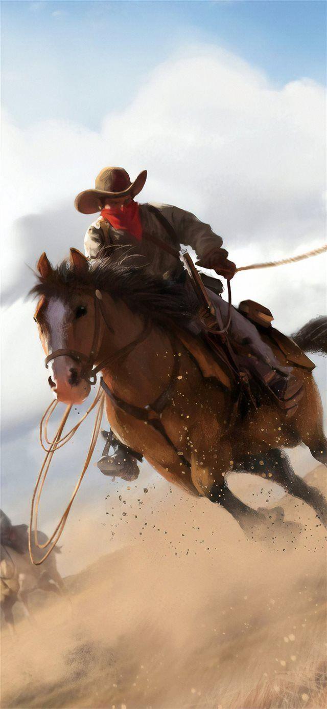 640x1385 red dead redemption 2 fanart iPhone X Wallpaper Free Download