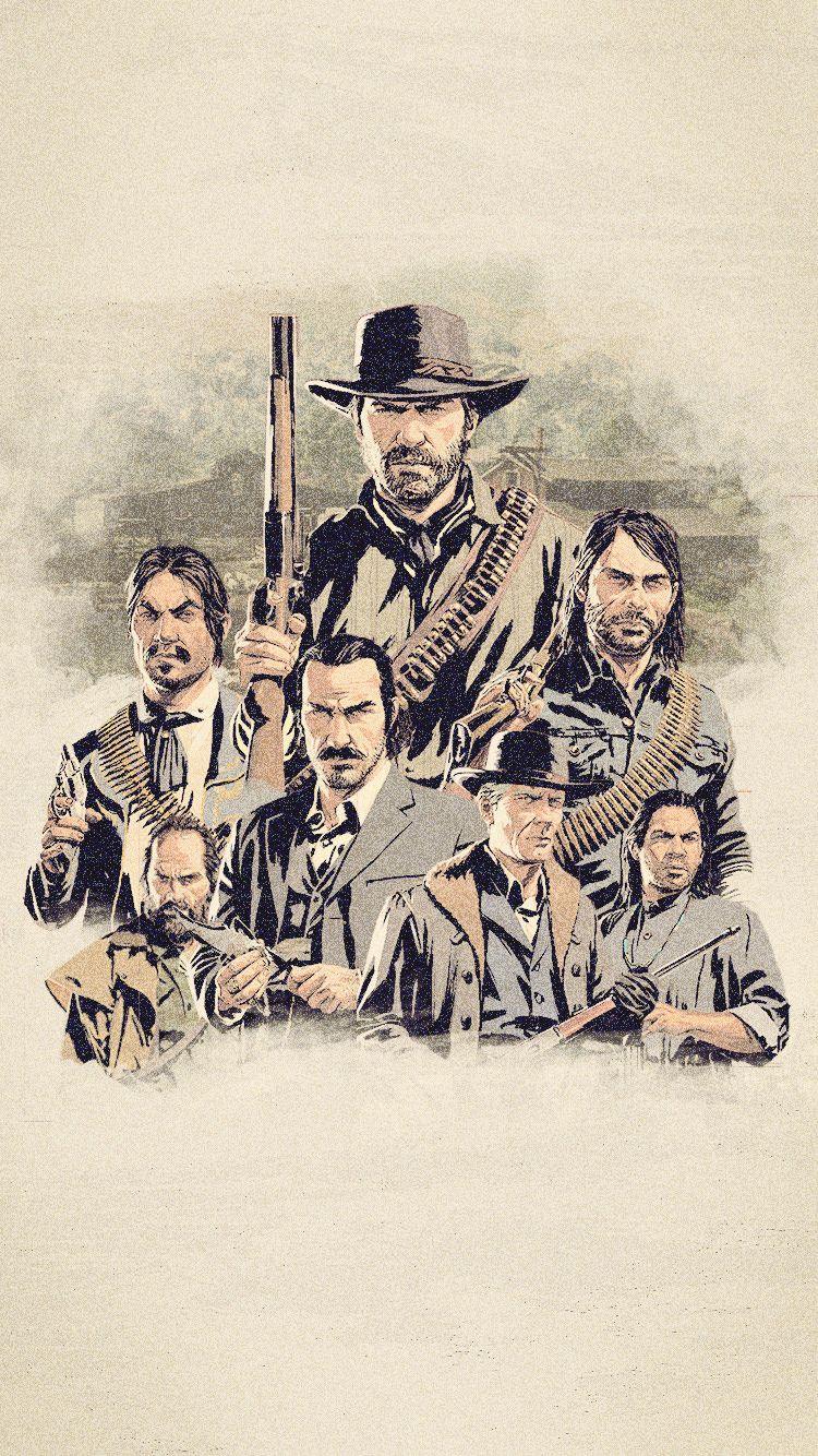 red dead redemption 2 phone wallpaper