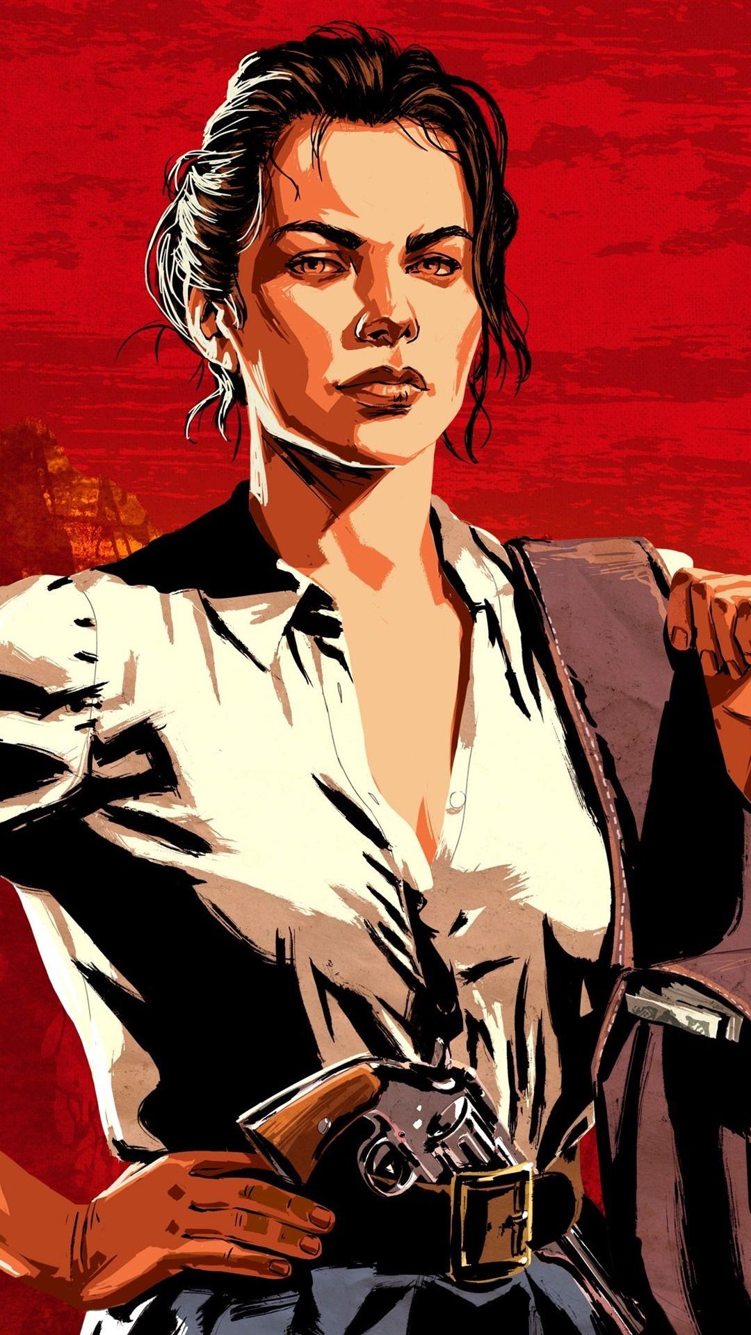 1080x1920 iPhone Wallpaper Red Dead Redemption Girl Dead Redemption Abigail
