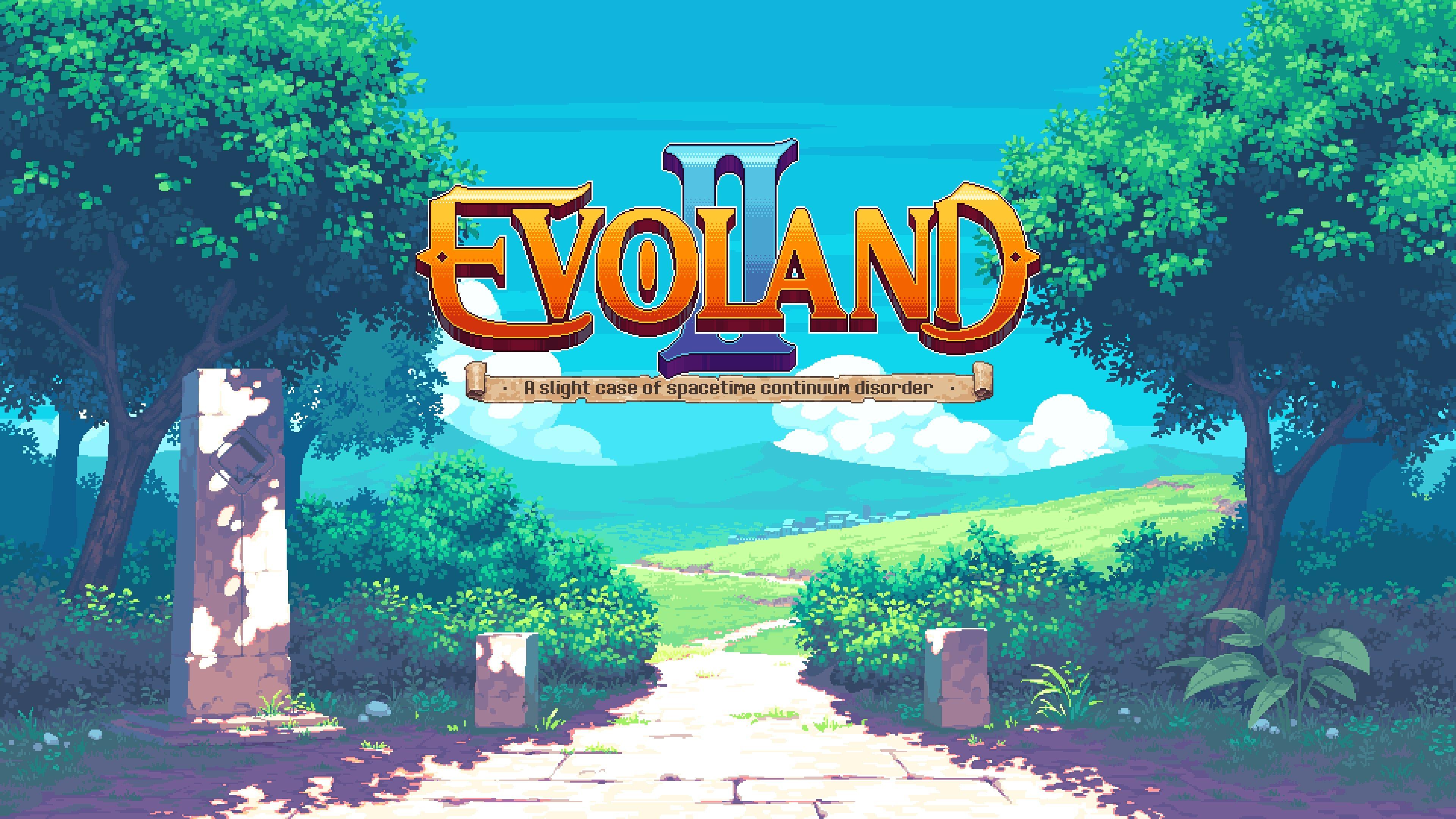 3840x2160 General 3840x2160 video games evoland 2 pixel art. Computer Game