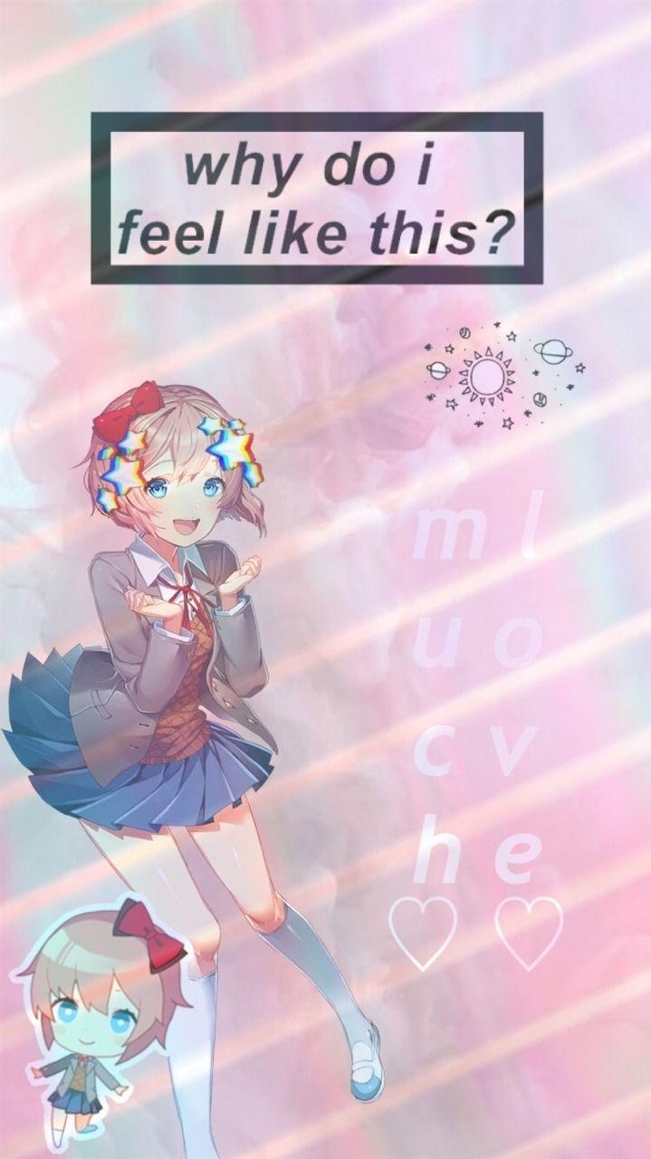 719x1280 Insane Yuri Wallpaper. Literature club, Literature, Anime nerd