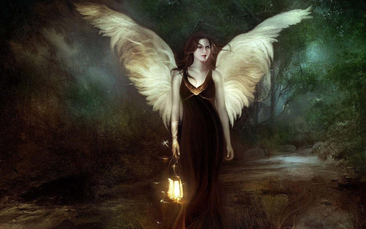 1280x800 Free Angel Wallpaper