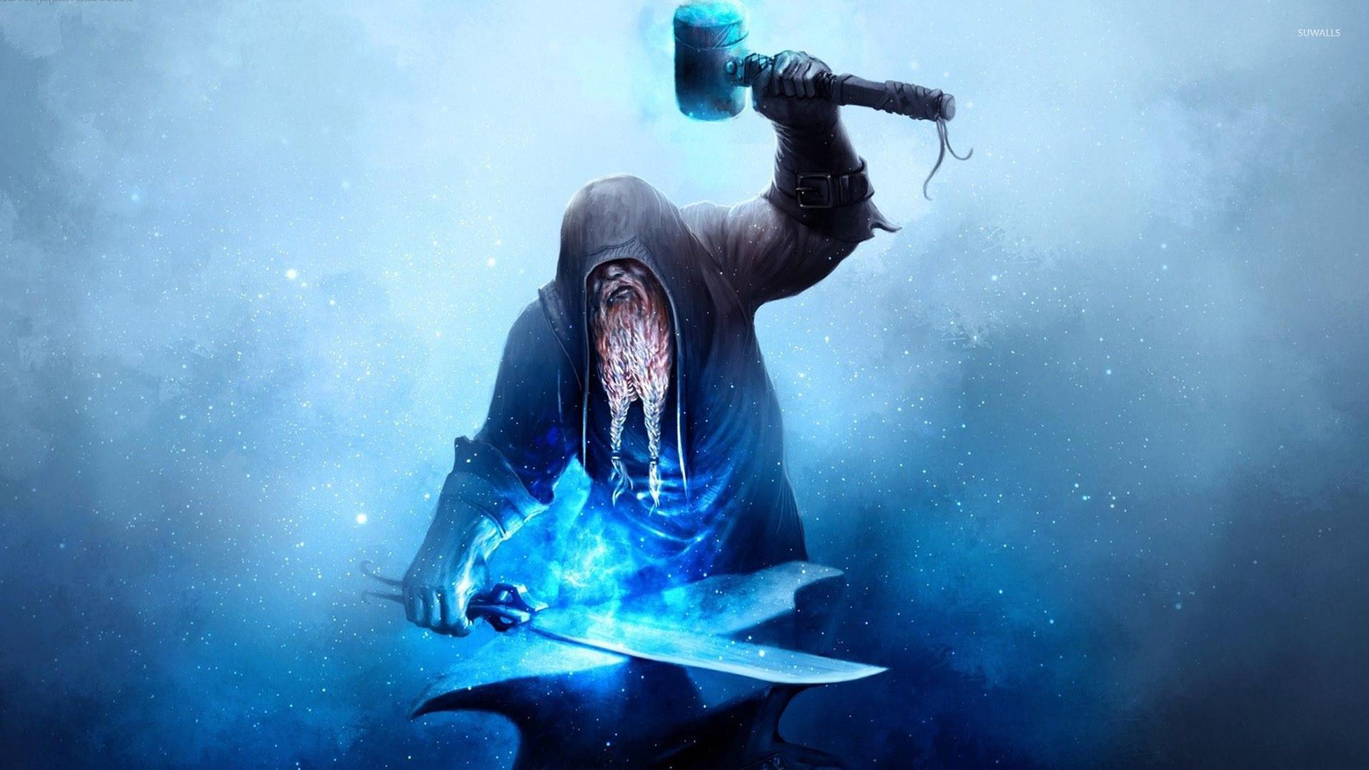 1920x1080 Sword Making Wallpaper