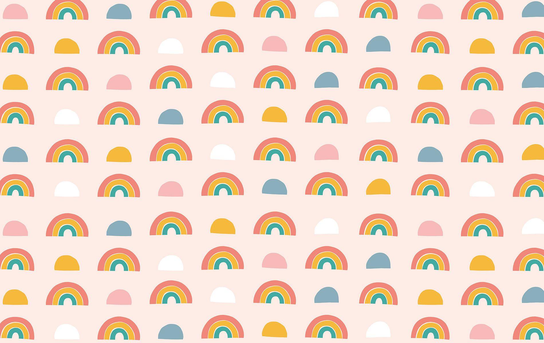 1900x1200 Rainbow patterned desktop, tablet and phone wallpaper