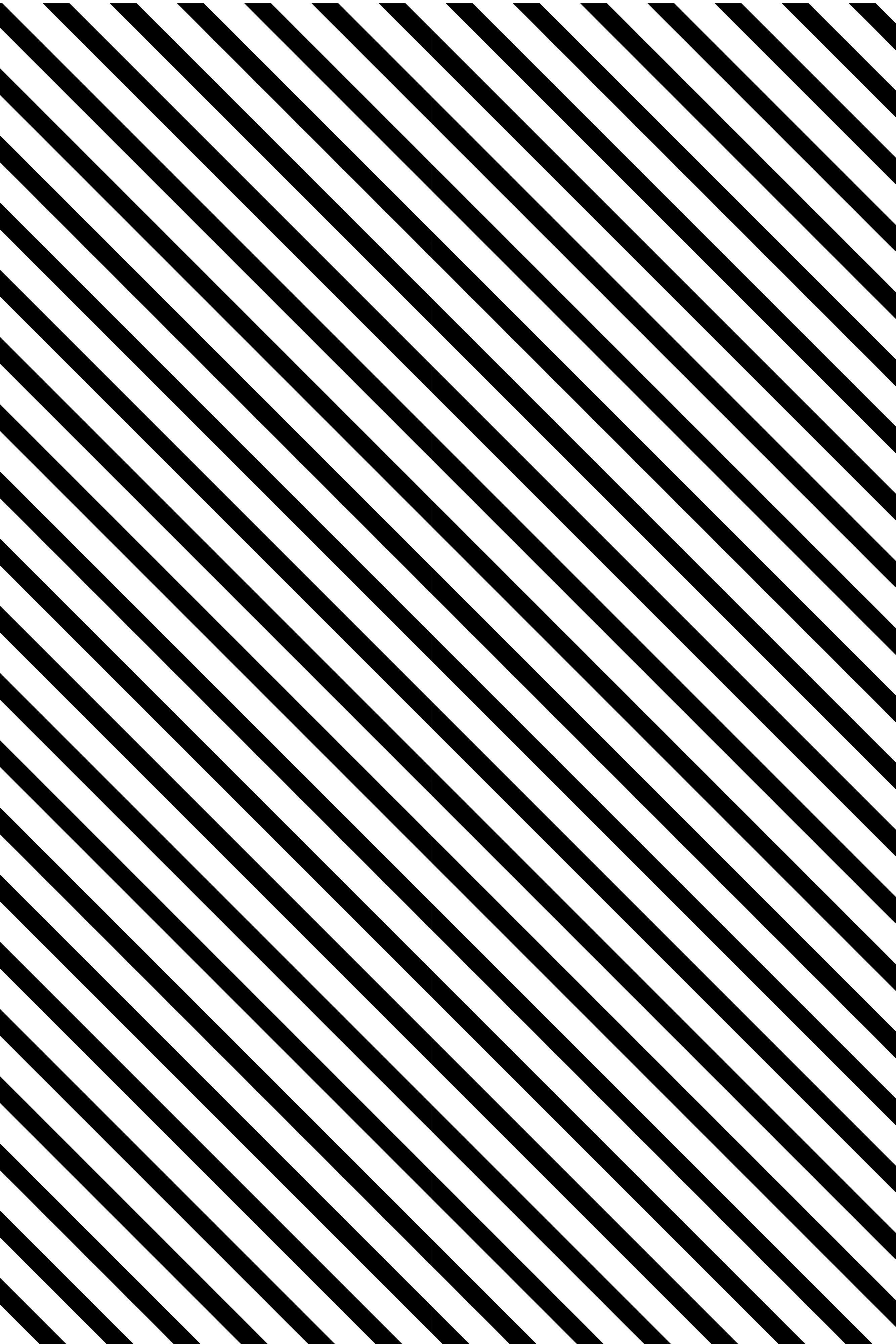 2667x4000 Black and White Diagonal Striped Wallpaper