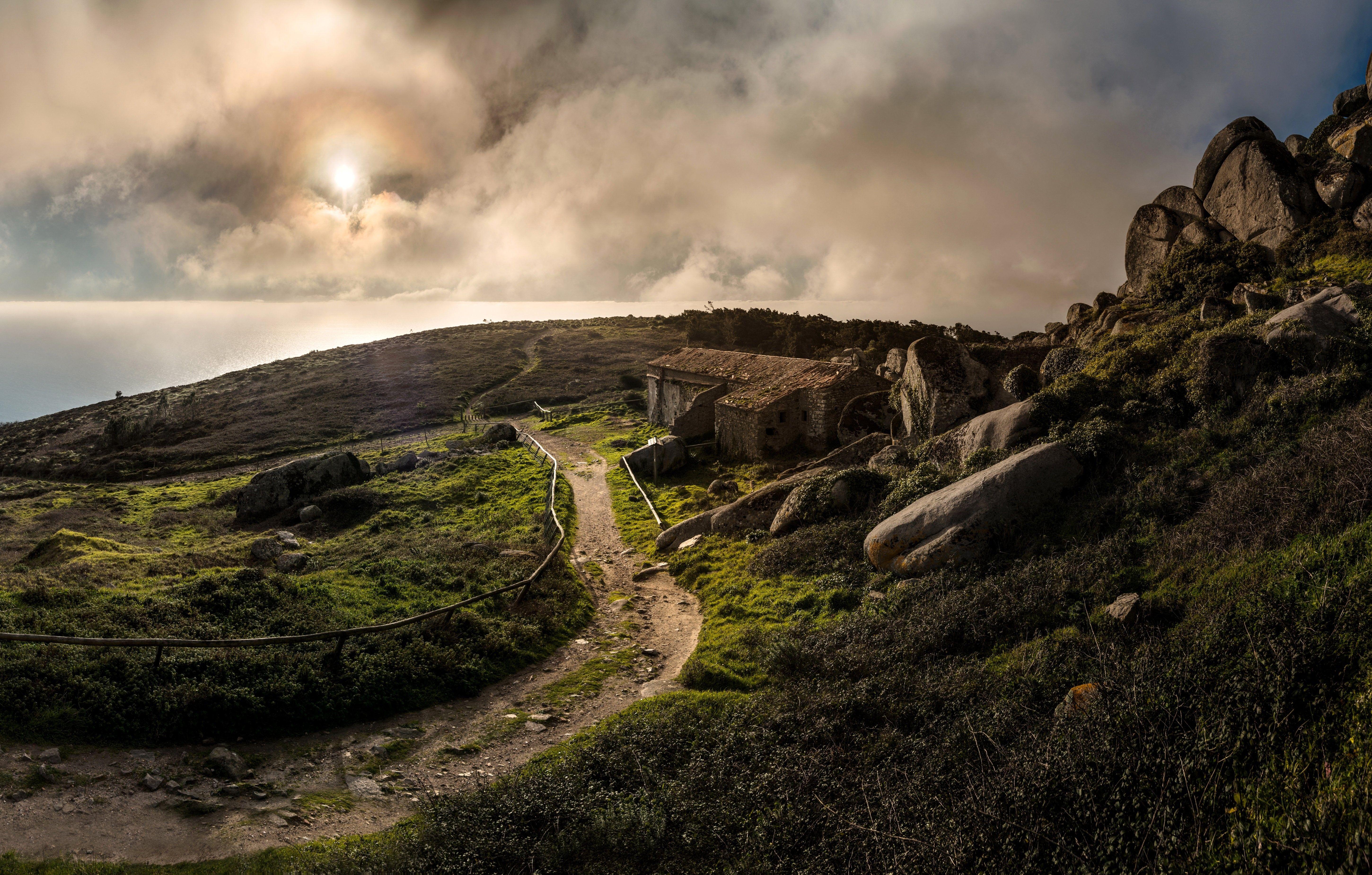 5800x3700 Clouds, Mac, Lisbon, Trail, portugal, Biscaia Landscape Wallpaper, Mobile Wallpaper, Nature, HD Nature Wallpaper