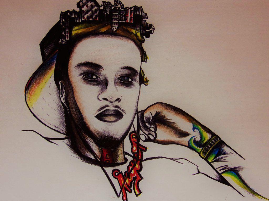 1024x768 Cartoon August alsina