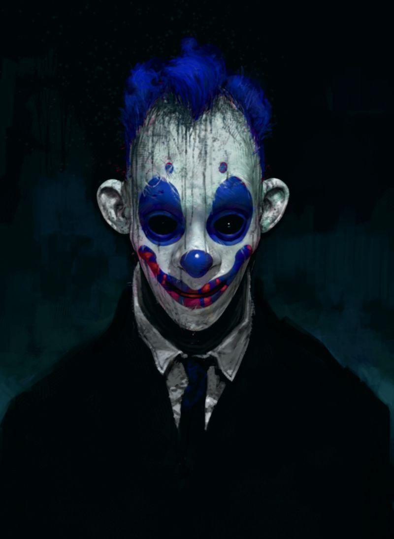 800x1095 Never Seen Dark Knight Concept Art Reveals The Terrifying Origins Of The Joker's Clown Gang, By Concept Artist Rob Bliss. Joker Clown, Scary Clowns, Creepy Clown
