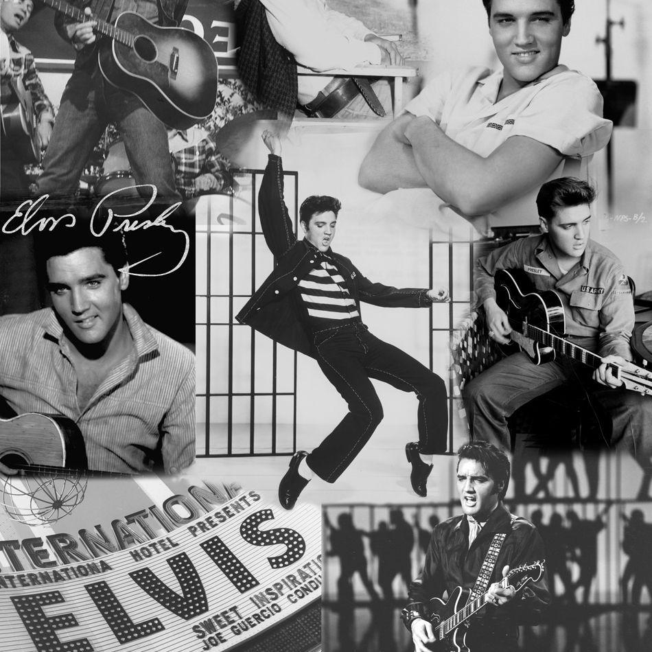 Download Elvis Presley Blue Background Wallpaper  Wallpaperscom