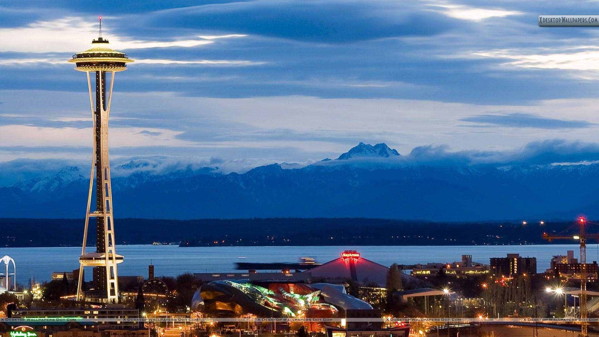 1920x1080 Space Needle Wallpaper