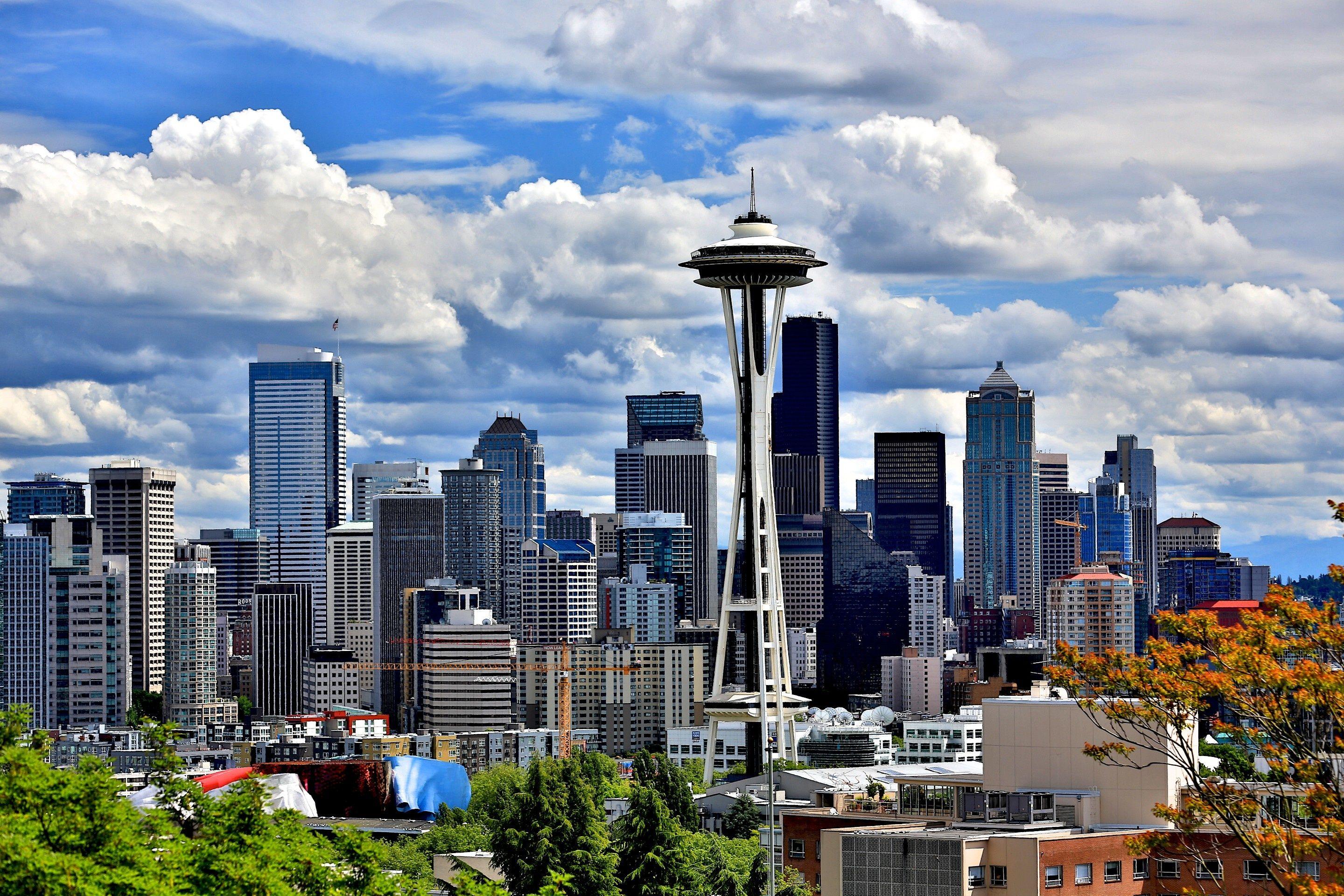 2880x1920 Space Needle Seattle City Wallpaper:2880x1920