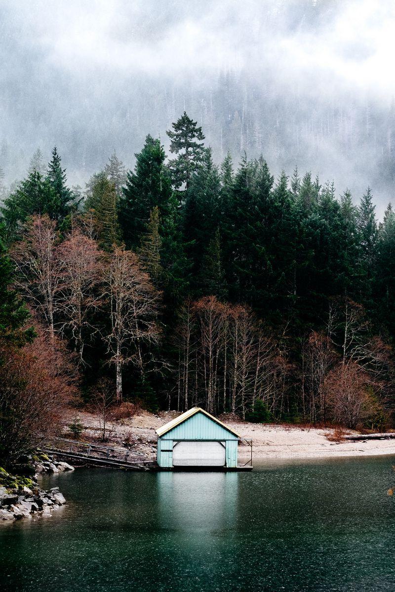 800x1200 Download Wallpaper 800x1200 Seattle, Washington, North Cascades, Diablo Lake, Fog, Rain, Trip Iphone 4s 4 For Parallax HD Background