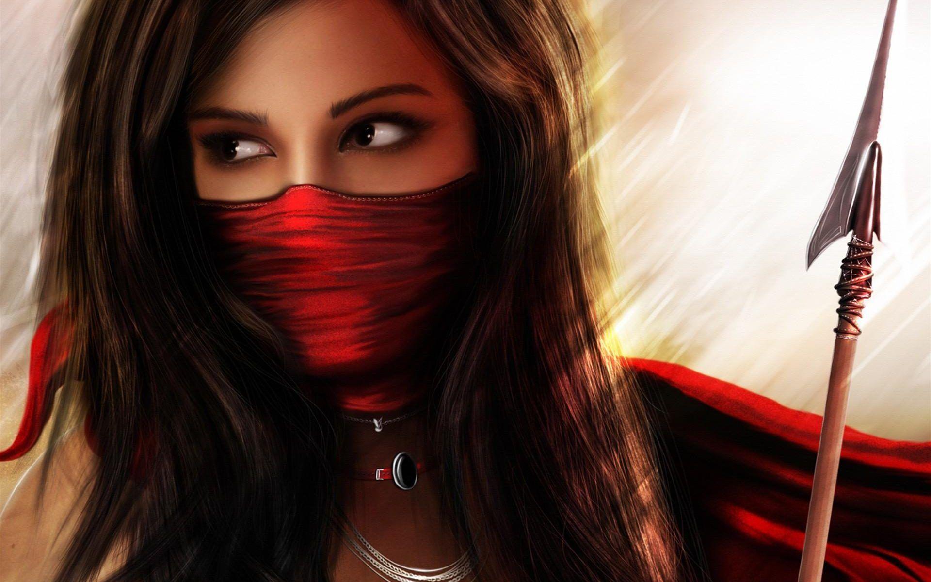 1920x1200 Fantasy Woman Assassin. Warrior girl, Fantasy art women, Fantasy women