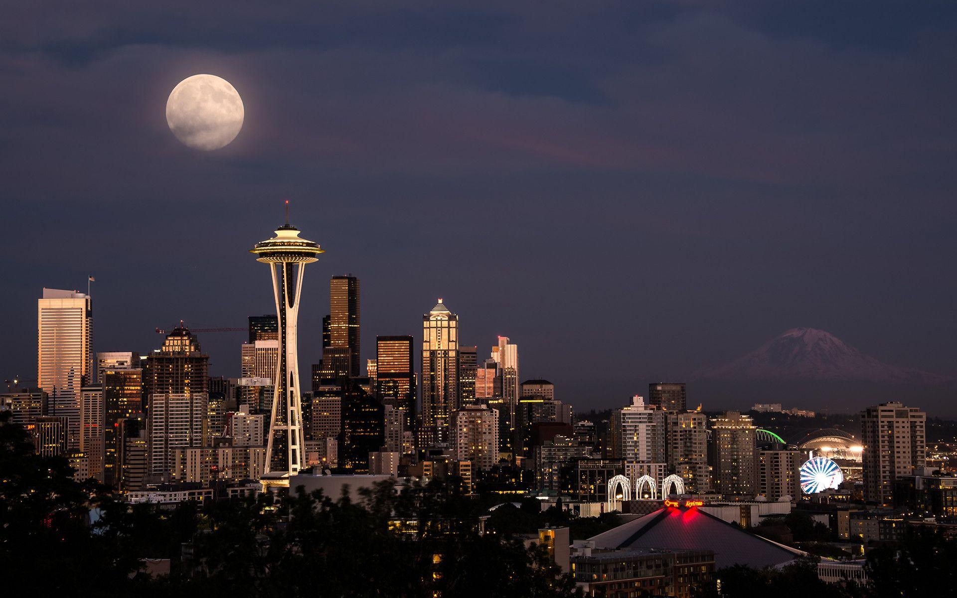 1920x1200 Space Needle Wallpaper