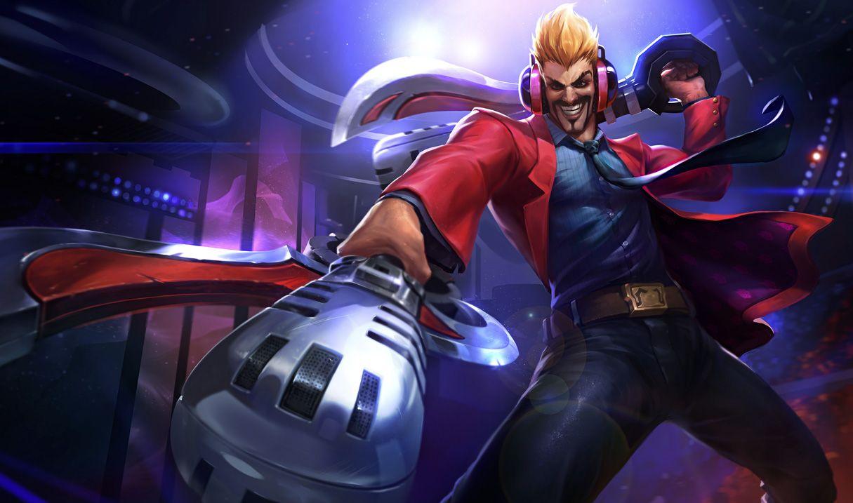 1215x717 Primetime Draven Splash Art of Legends Wallpaper