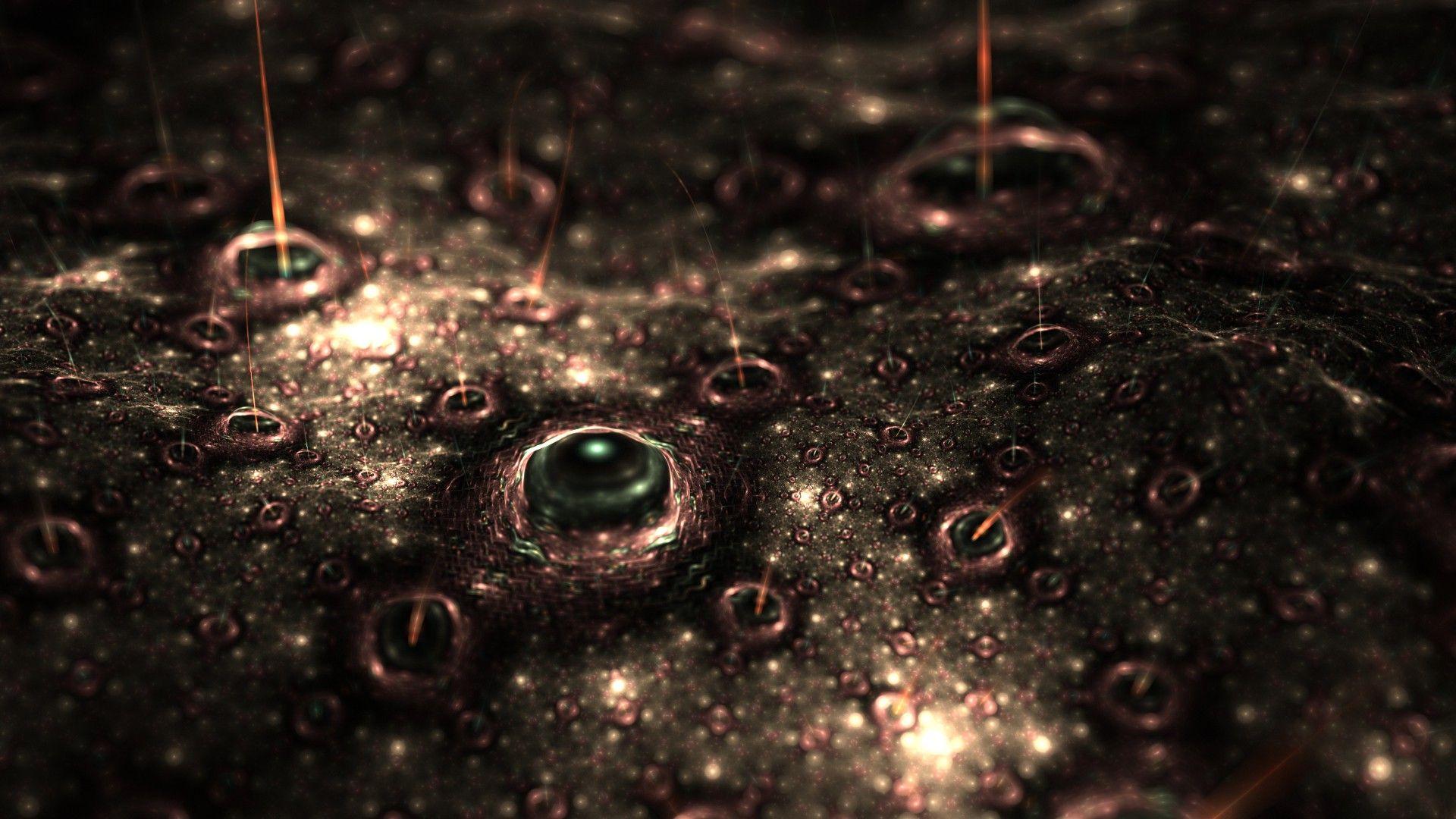 1920x1080 abstract, Fractal, Dark Wallpaper HD / Desktop and Mobile Background