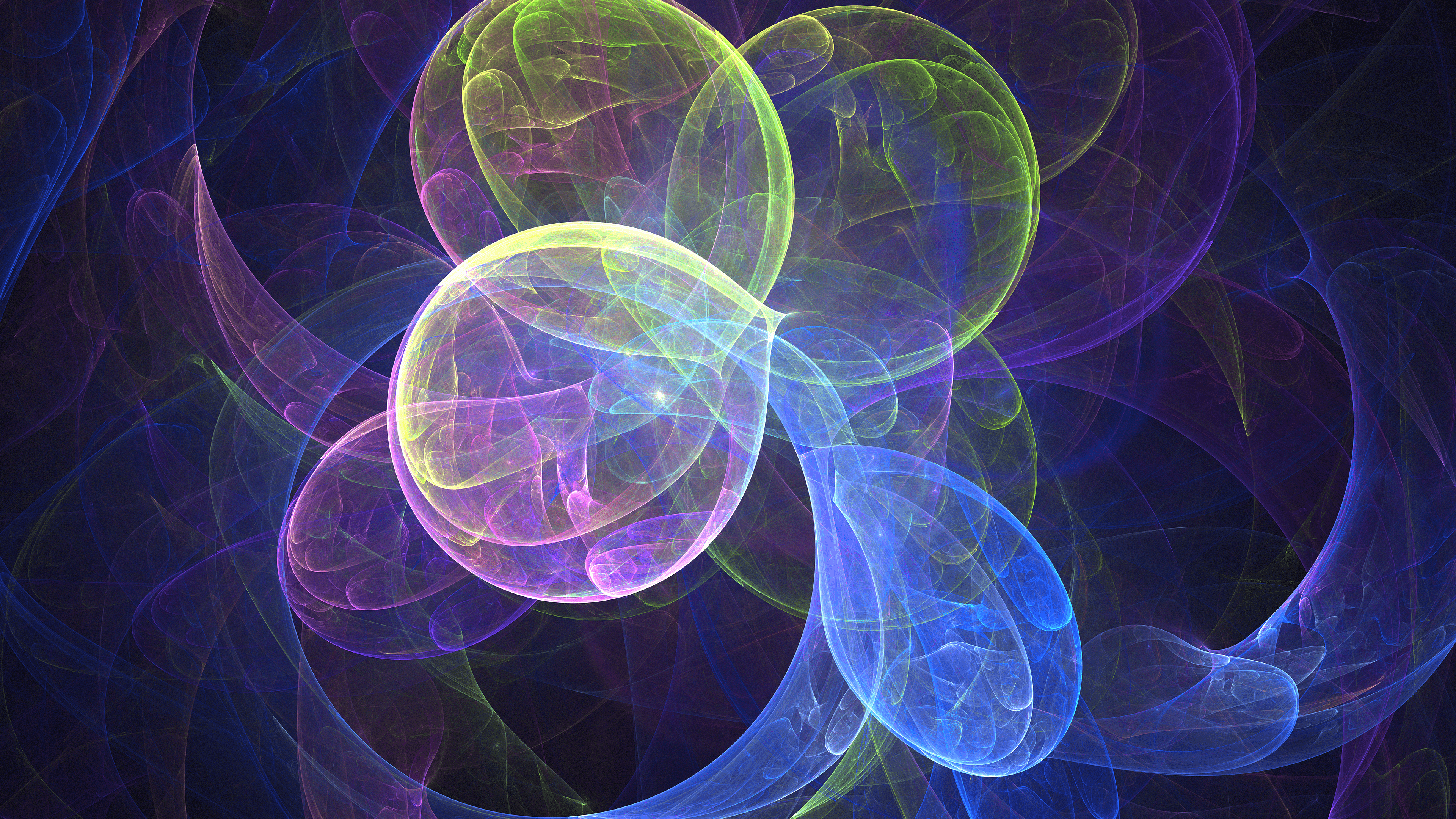 3840x2160 Fractal Purple Background Fractal Flame Apophysis Abstract Wallpaper:3840x2160