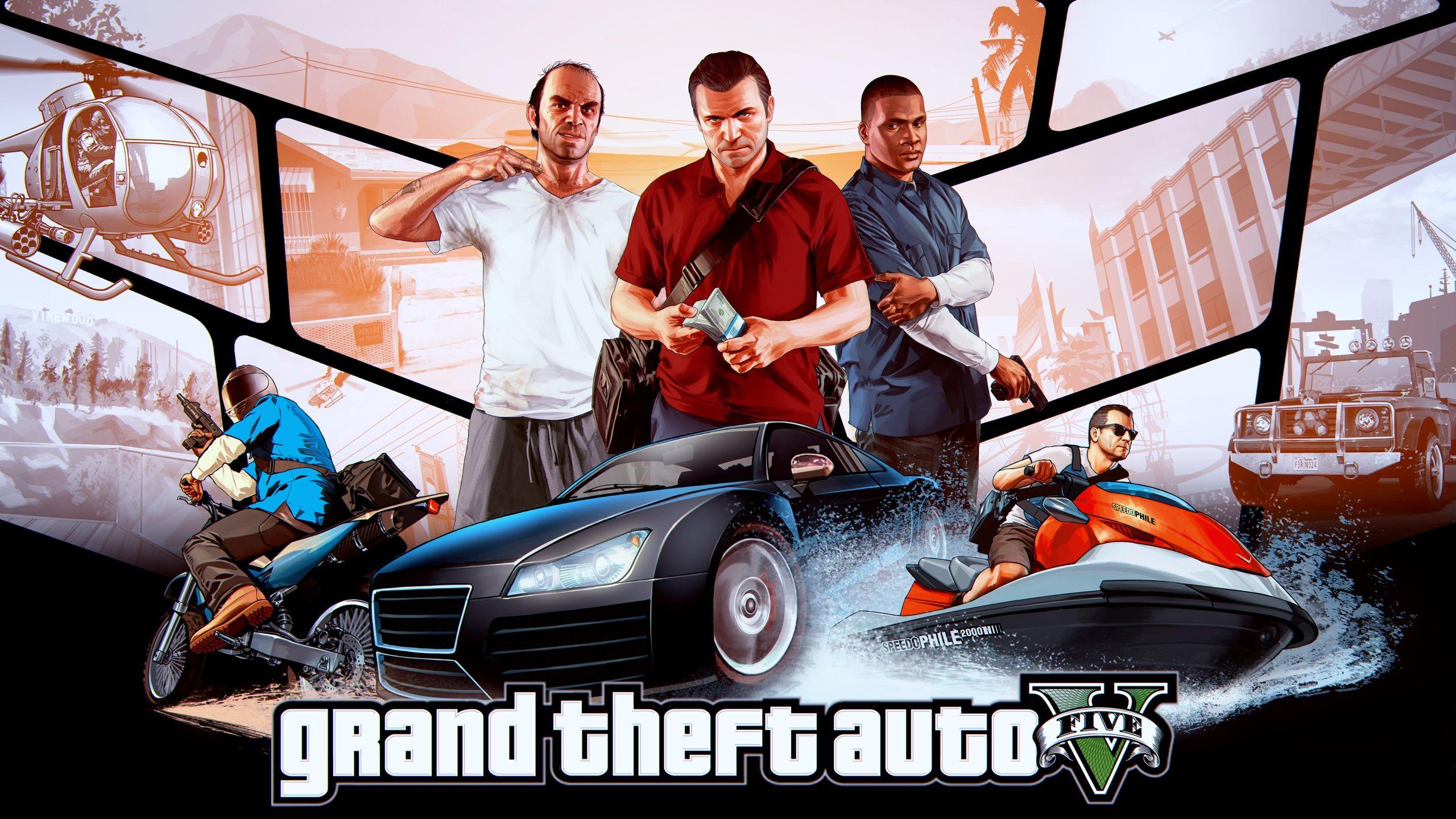2560x1440 Grand Theft Auto V Wallpaper in jpg format for free download