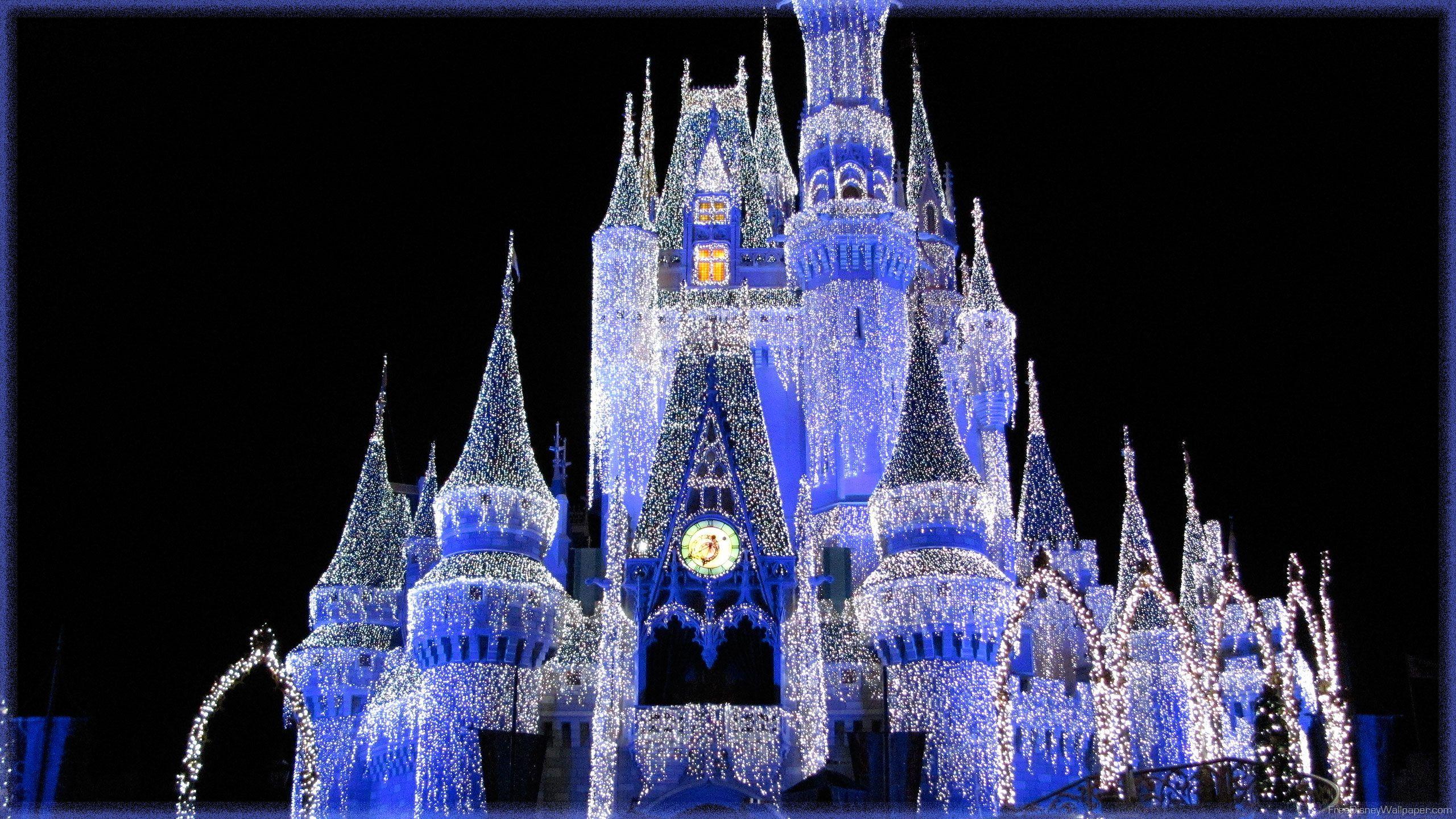 2560x1440 Disney World Cinderella Castle Wallpaper