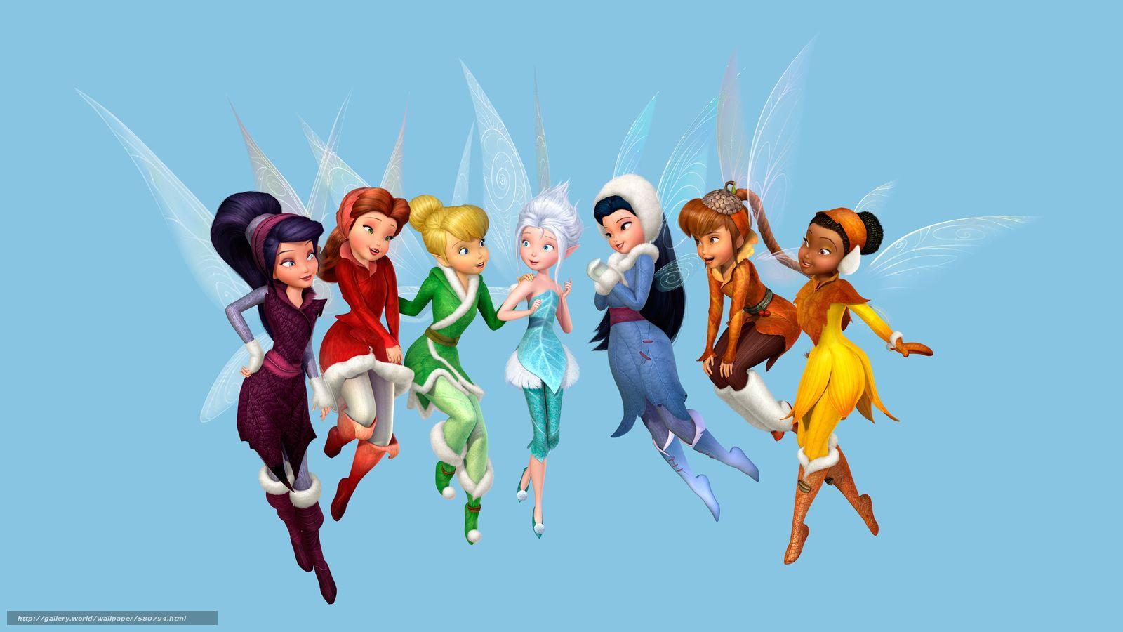 1600x900 Download wallpaper Tinkerbell, The mystery of the winter forest, disney, Tinkerbell free desktop wallpaper in the resolution 3000x1688