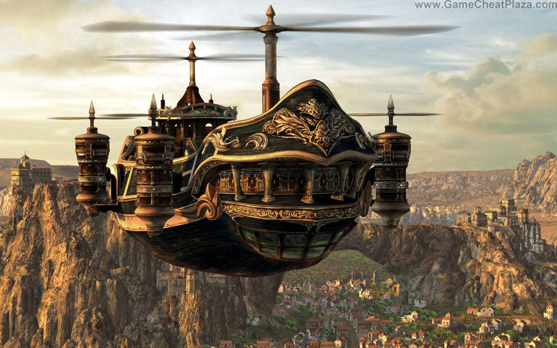 Steampunk Airship Wallpapers - Top Free Steampunk Airship Backgrounds