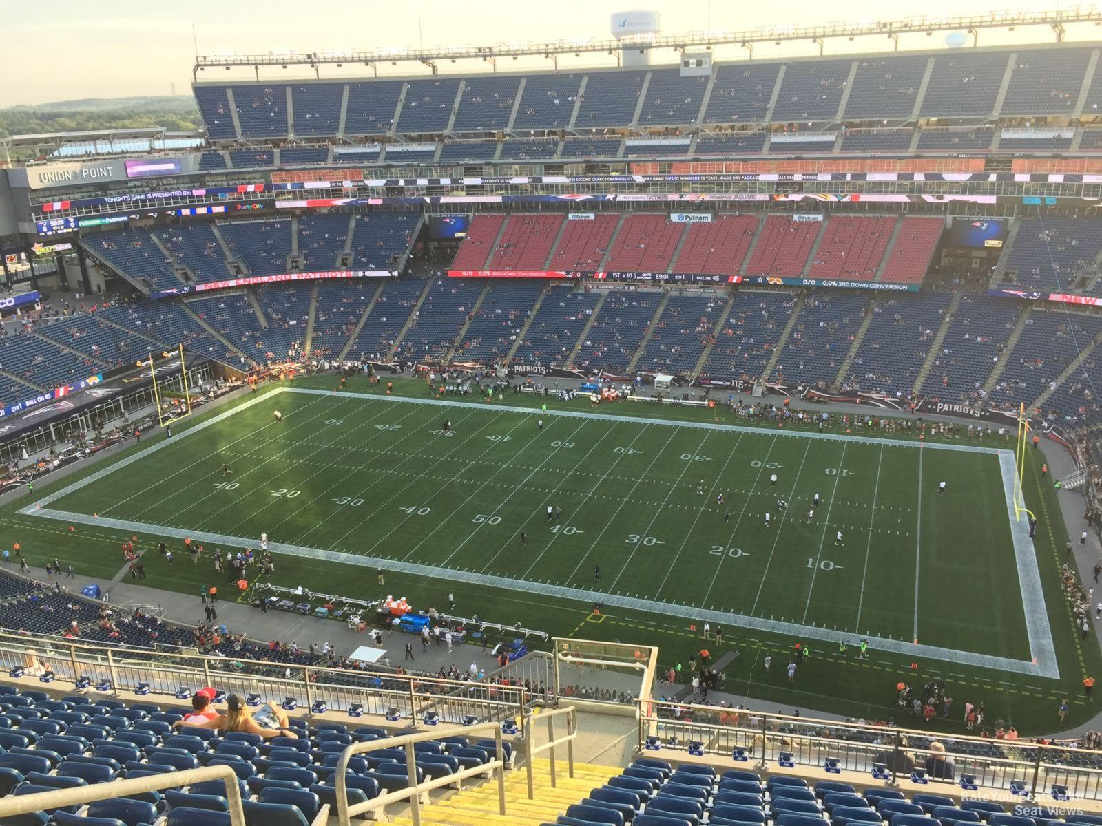 1600x1200 Section 306 at Gillette Stadium England Patriots