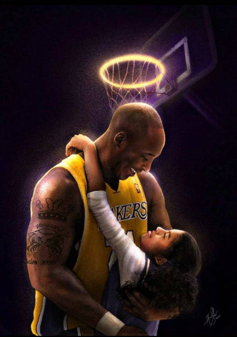 900x1280 Kobe Bryant And Gigi Wallpaper