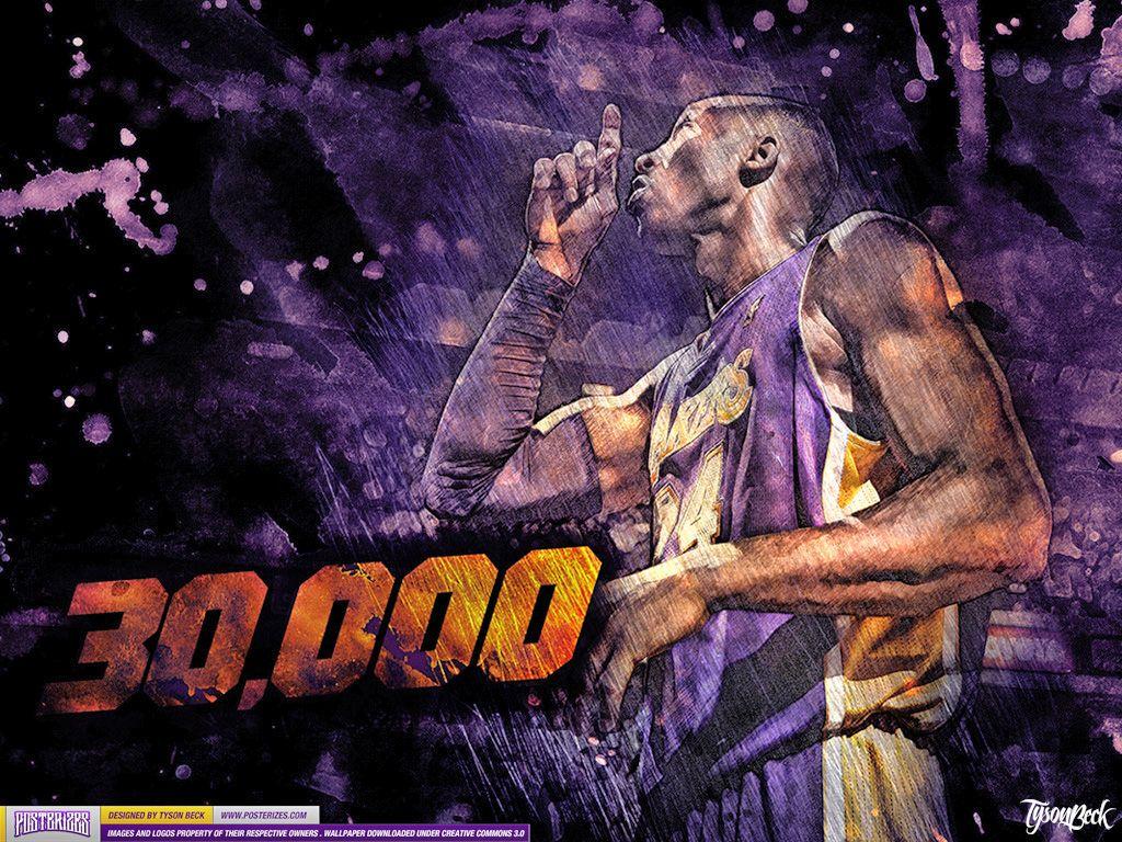 1024x768 Kobe Bryant - '000' (WALLPAPER)