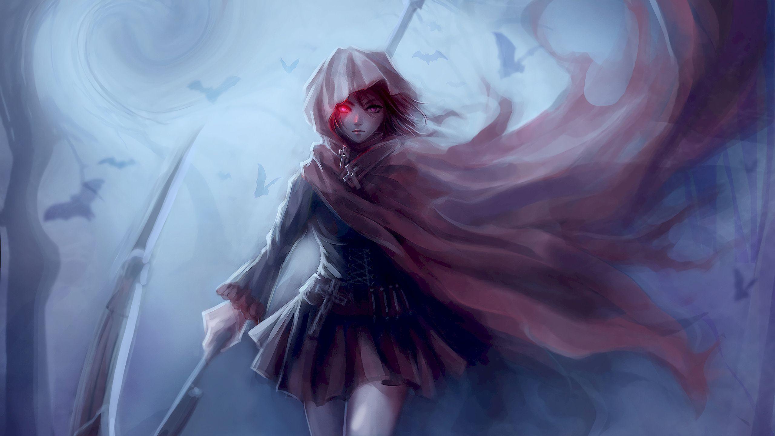 2560x1440 Ruby Rose Anime Girl 2048x1152 Resolution HD 4k Wallpaper, Image, Background, Photo and Picture