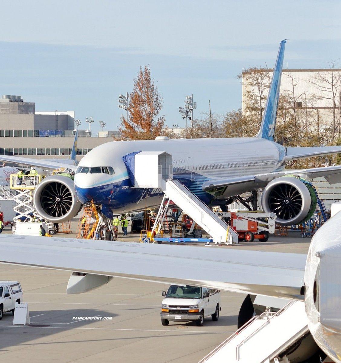 1128x1200 Boeing 777X moves towards first flight