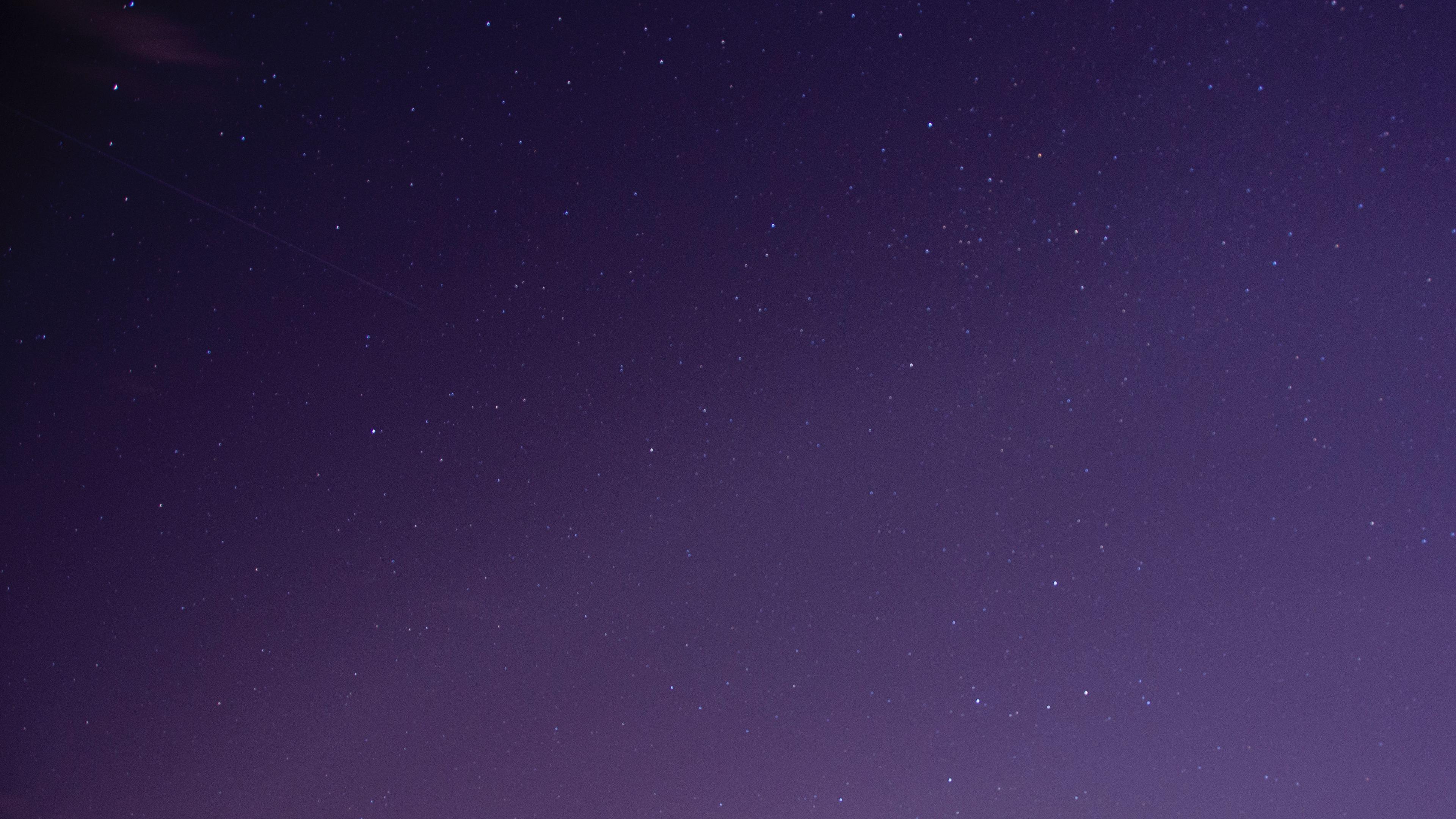 3840x2160 Wallpaper 4k Starry Purple Sky 4k 4k Wallpaper, Hd Wallpaper, Nature Wallpaper, Simple Background Wallpaper, Sky Wallpaper, Stars Wallpaper