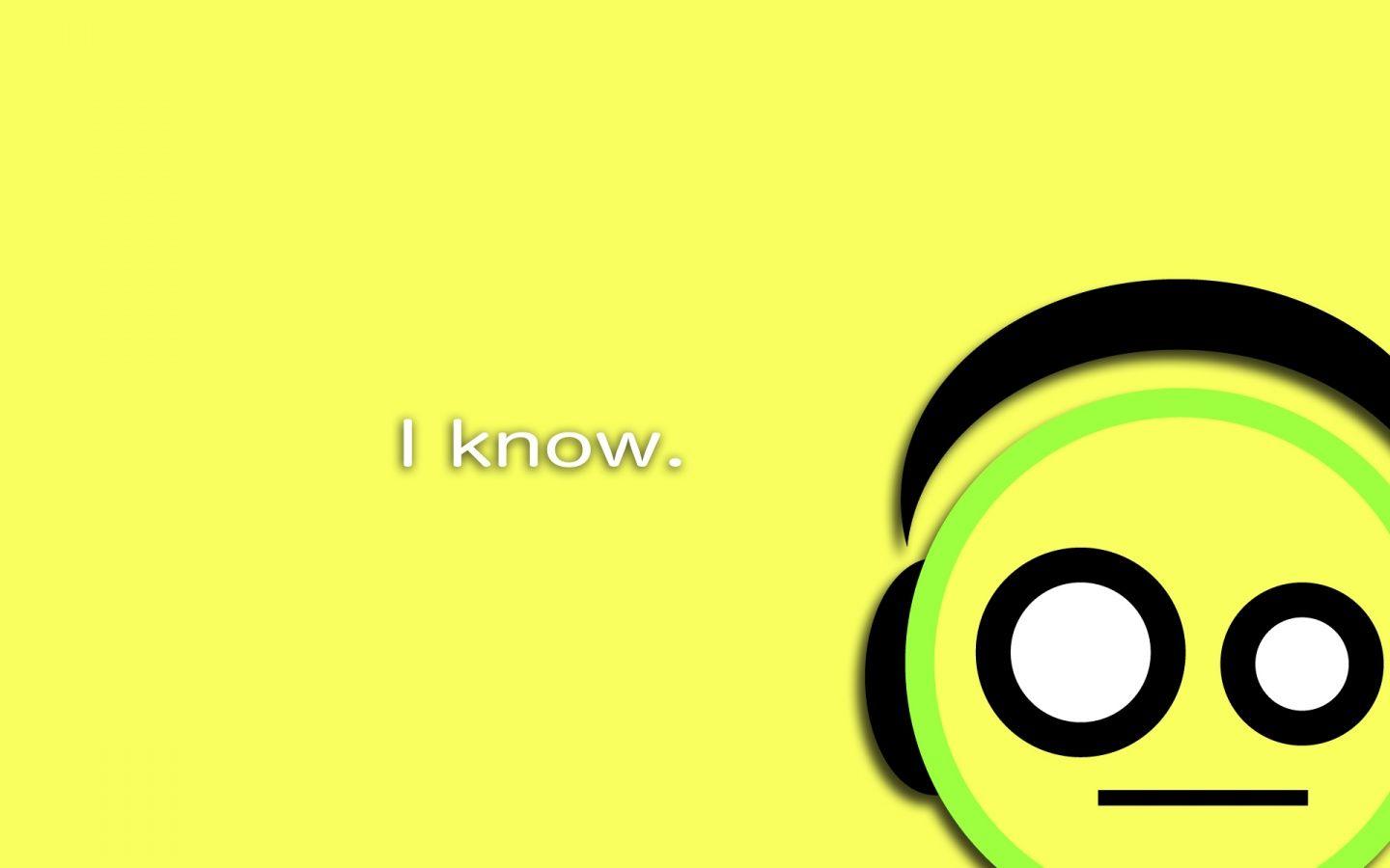 1440x900 Yellow faces desktop PC and Mac wallpaper