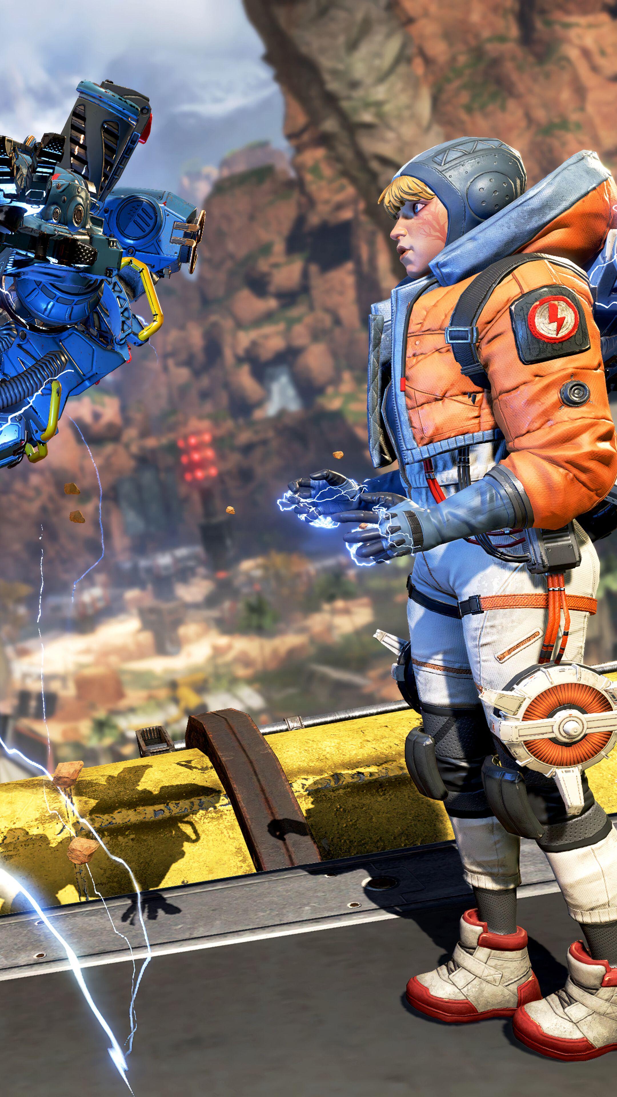 2160x3840 Apex Legends, Wattson, Pathfinder, 4K phone HD Wallpaper, Image, Background, Photo and Picture. Mocah.org HD Wallpaper