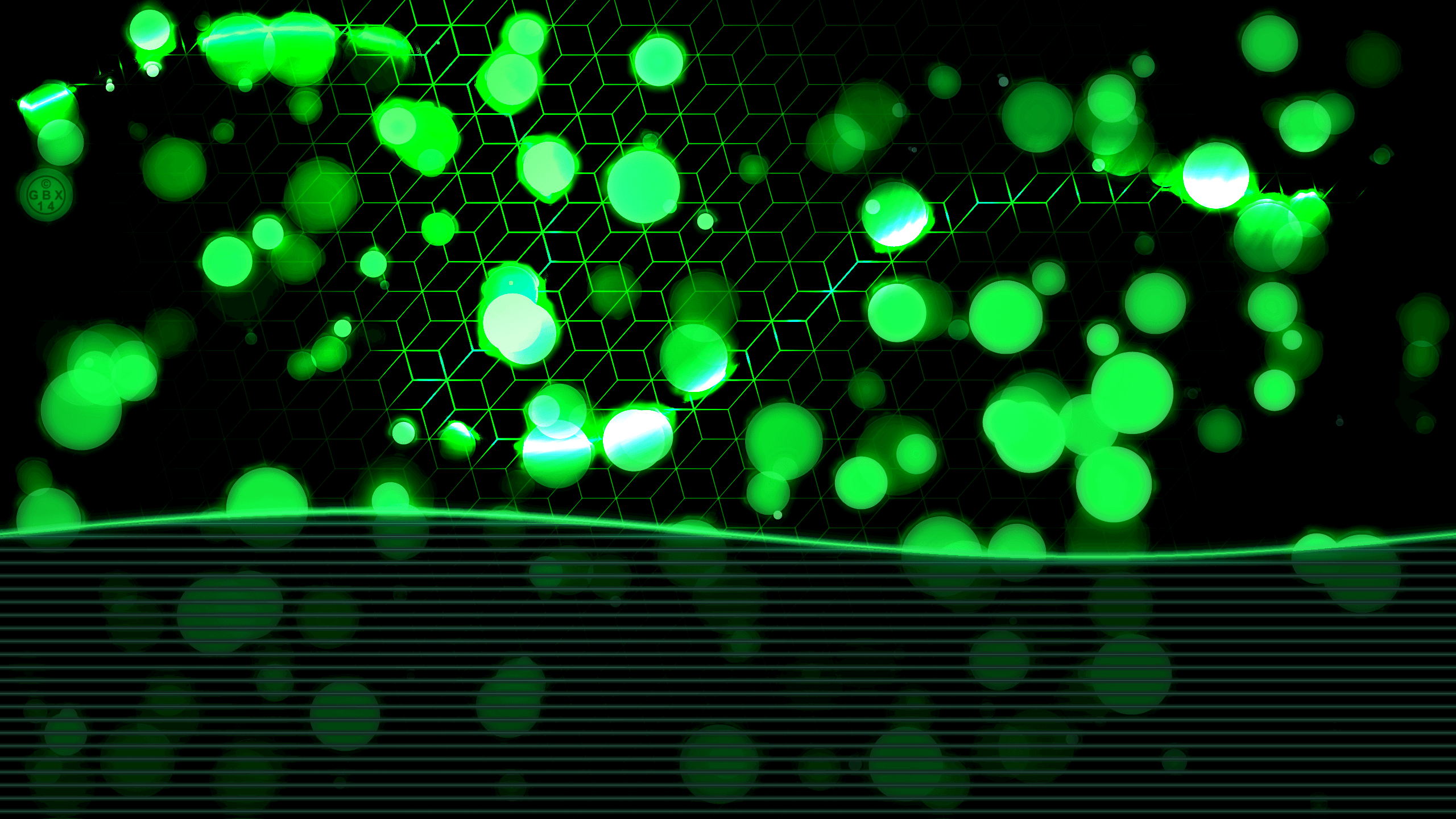 2560x1440 Green Ultra HD Wallpaper