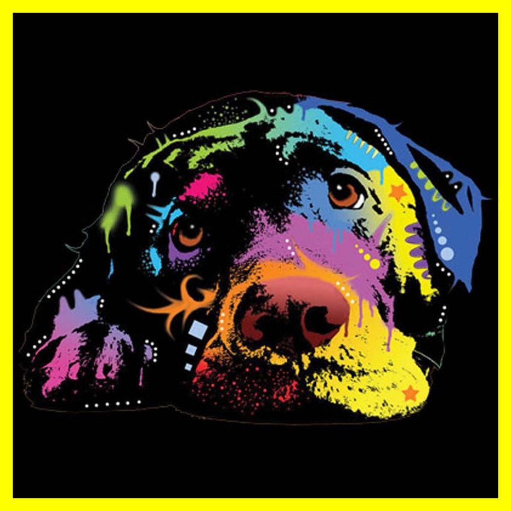 Neon Dog Wallpaper - PetsWall
