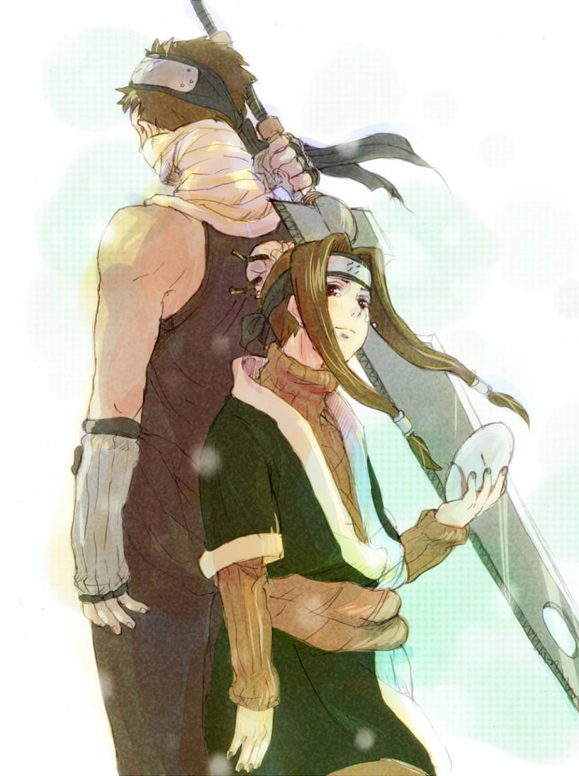 817x1095 Zabuza And Haku Wallpaper