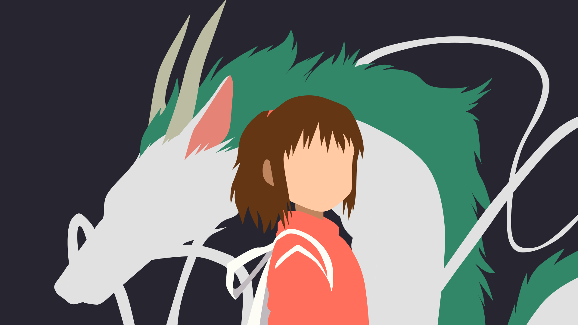 1920x1080 Spirited Away Haku Wallpaper HD