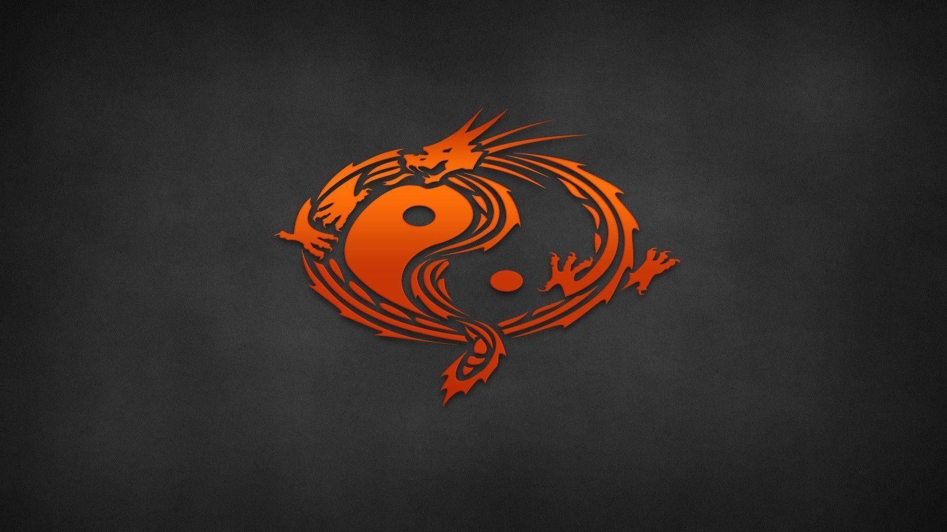 1920x1080 Dragon Yin Yang Wallpaper