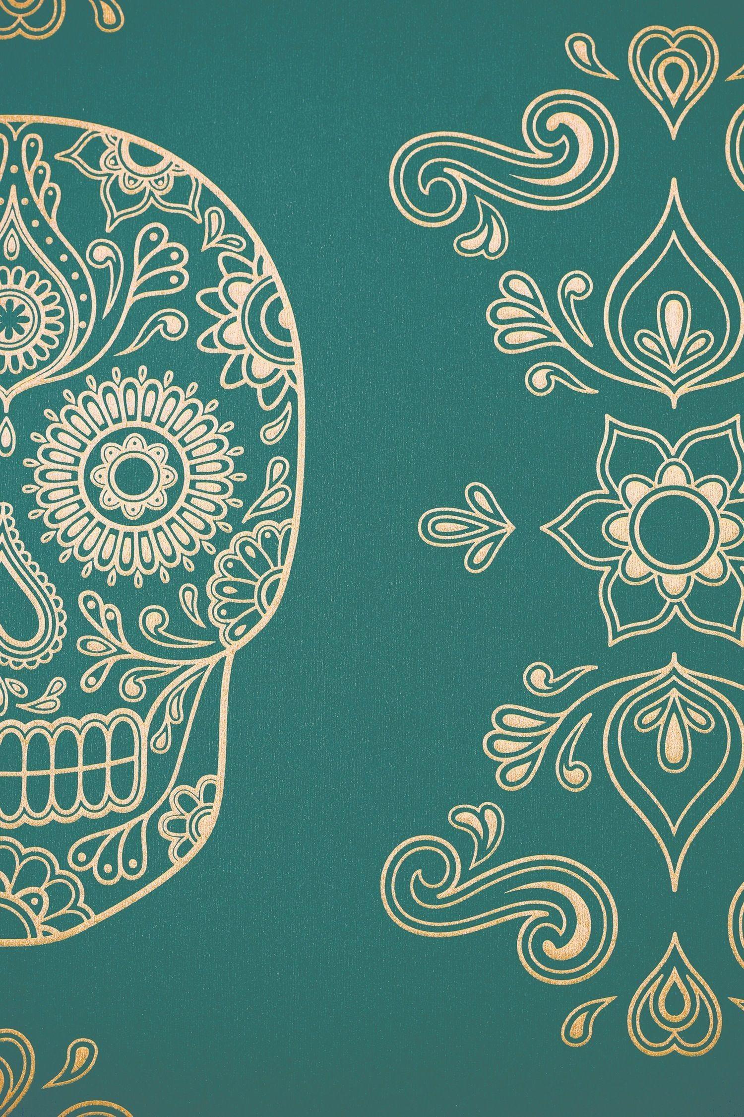 1500x2250 Girly Skull iPhone Wallpaper