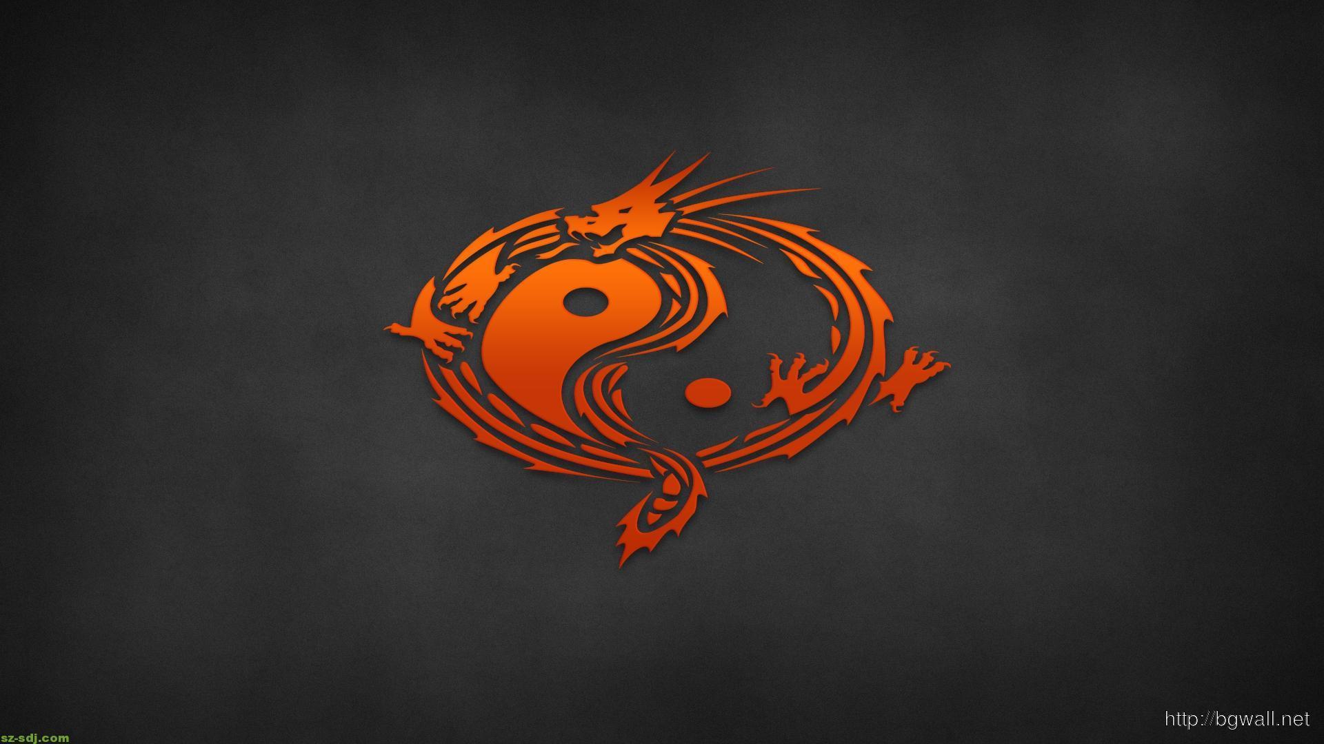 1920x1080 Dragon Yin Yang Wallpaper Desktop