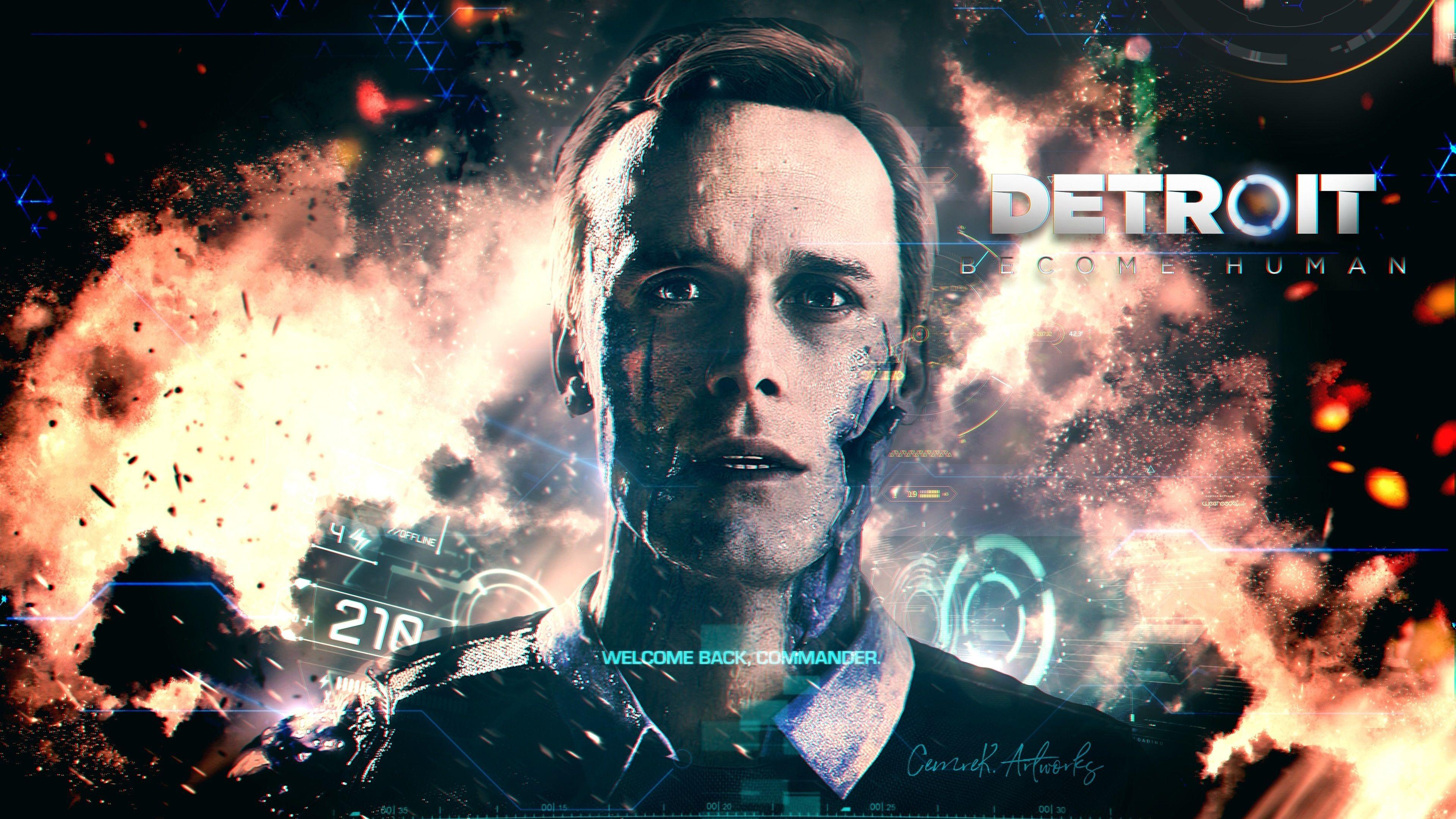 3840x2160 Download 3840x2400 wallpaper detroit: become human, video game, 4k, ultra HD 16: widescreen, 3840x2400 HD image, background, 8306