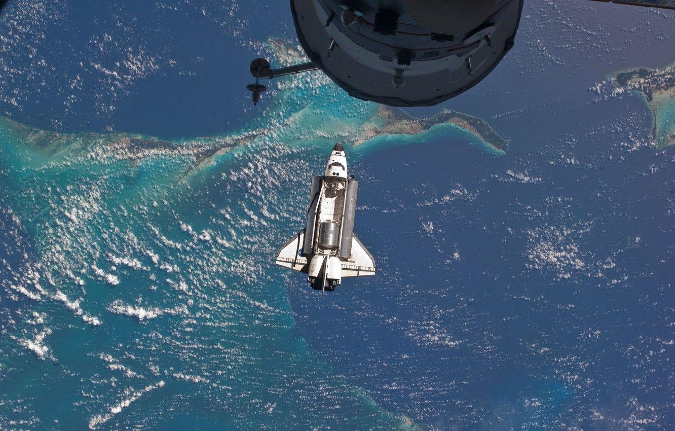 1332x850 Wallpaper Space, atlantis, space shuttle, nasa, Atlantis, iss, last flight, international space station image for desktop, section космос
