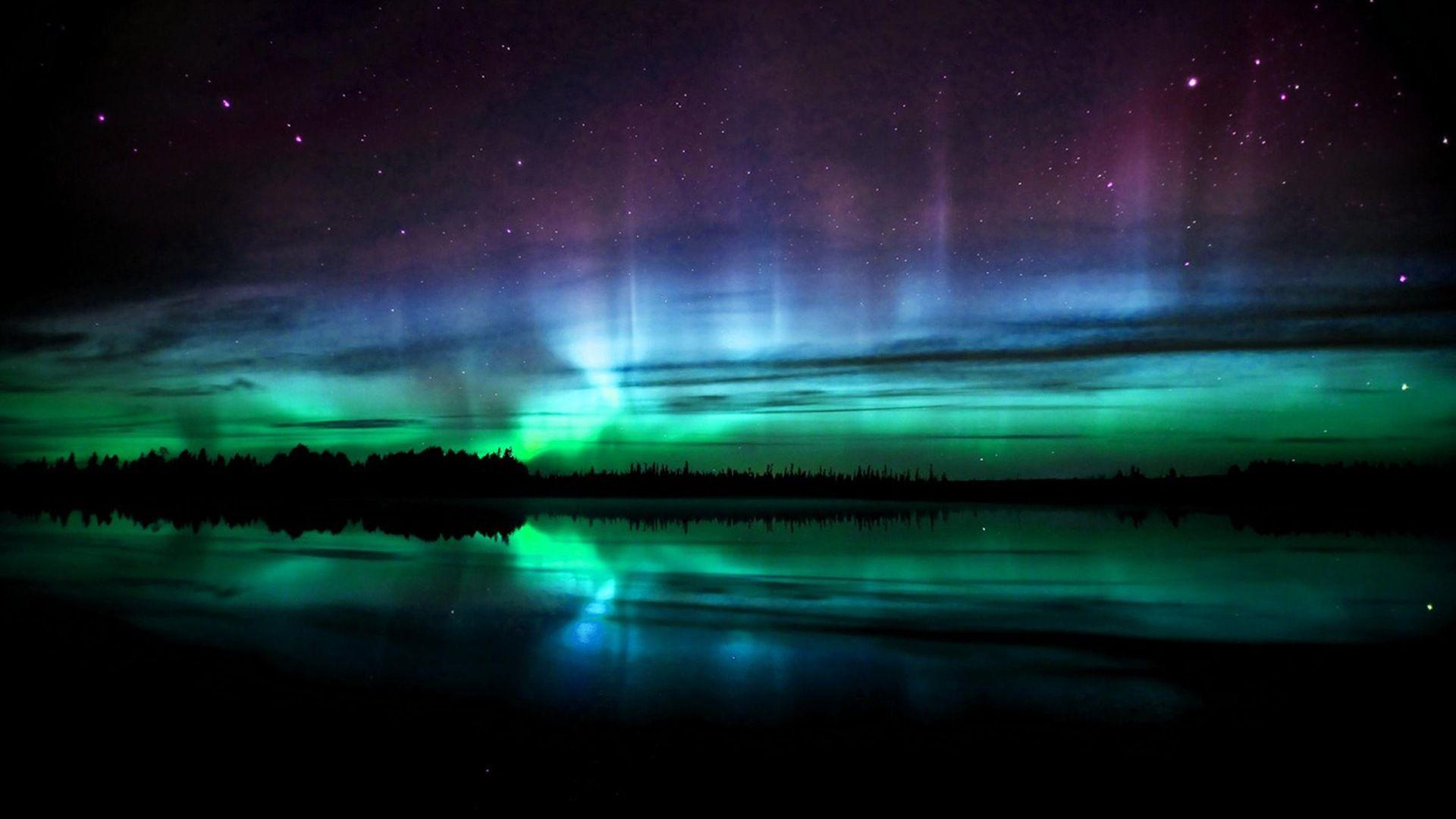 1920x1080 HD Northern Lights Wallpaper