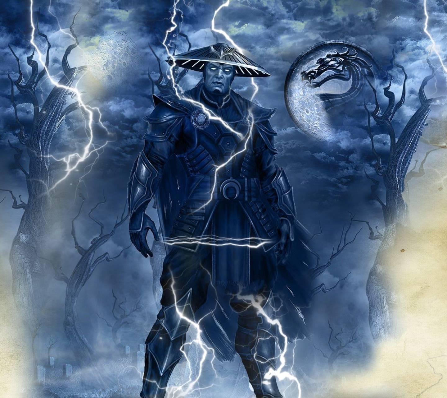 1440x1280 Raiden Mortal Kombat Wallpaper