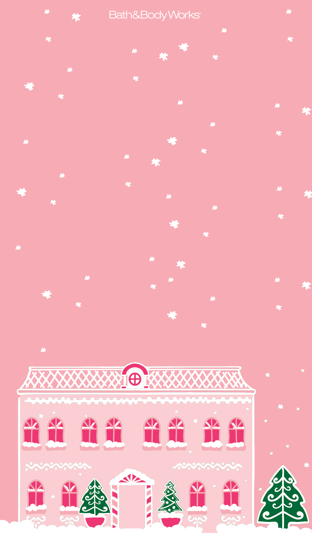 1080x1920 Pink Christmas Mansion Wallpaper. Pink christmas iphone wallpaper, Wallpaper iphone christmas, Cute christmas wallpaper