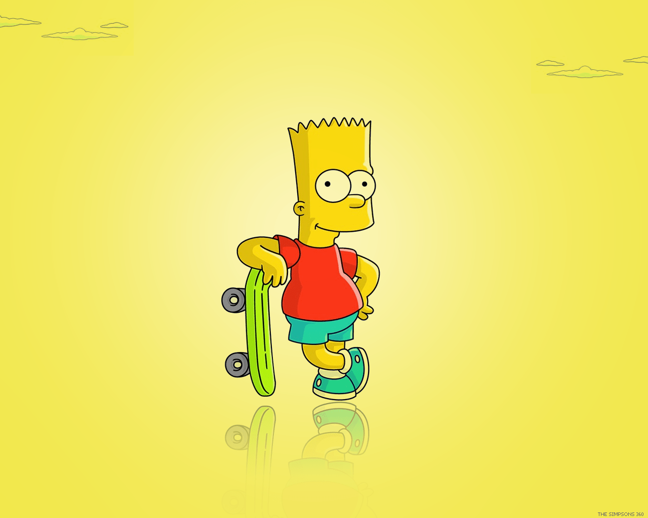 1280x1024 Bart Simpson HD Wallpaper