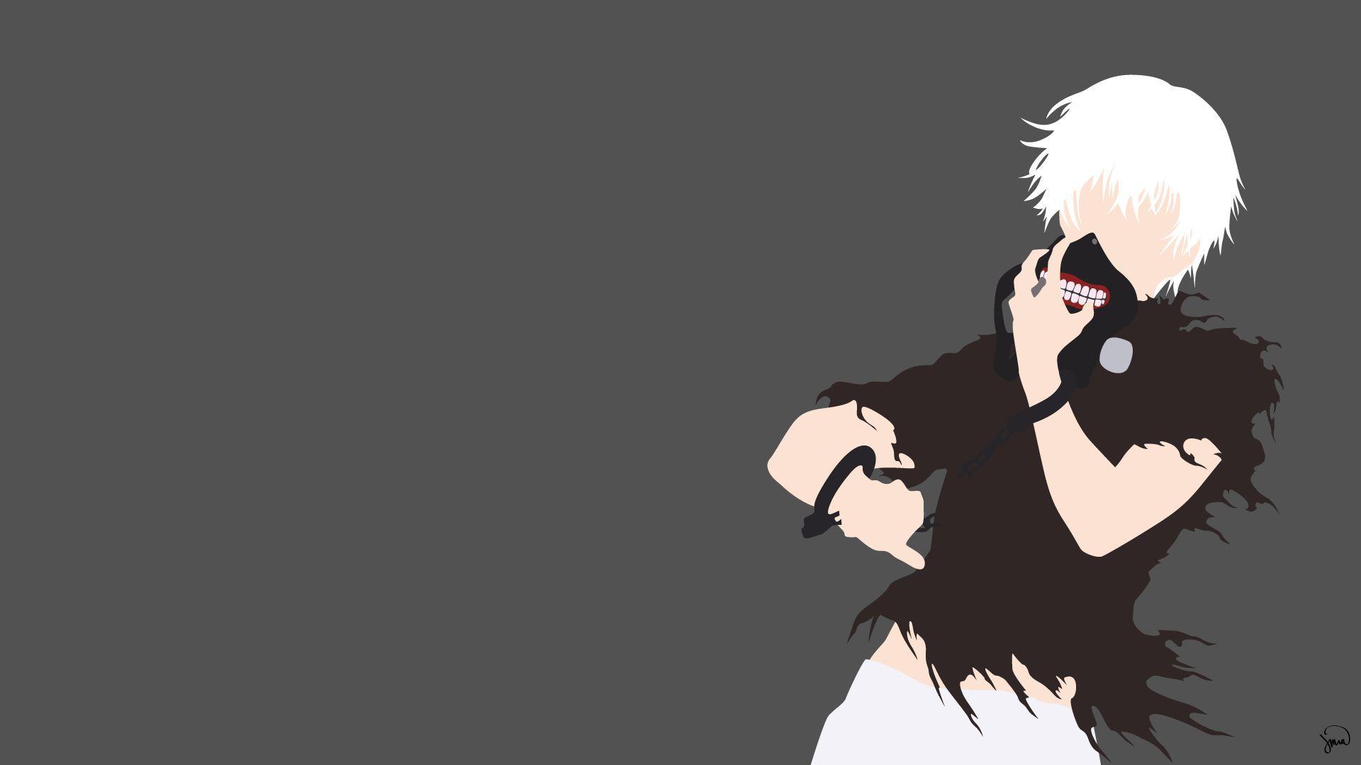 1920x1080 Kaneki. Tokyo Ghoul. minimalists. Tokyo ghoul, Tokyo