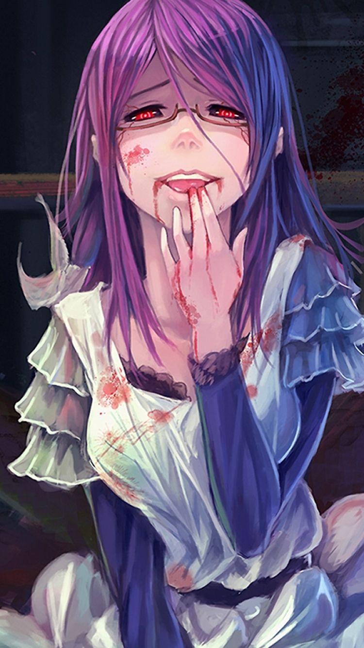 750x1334 Tokyo Ghoul Rize Picture Wallpaper